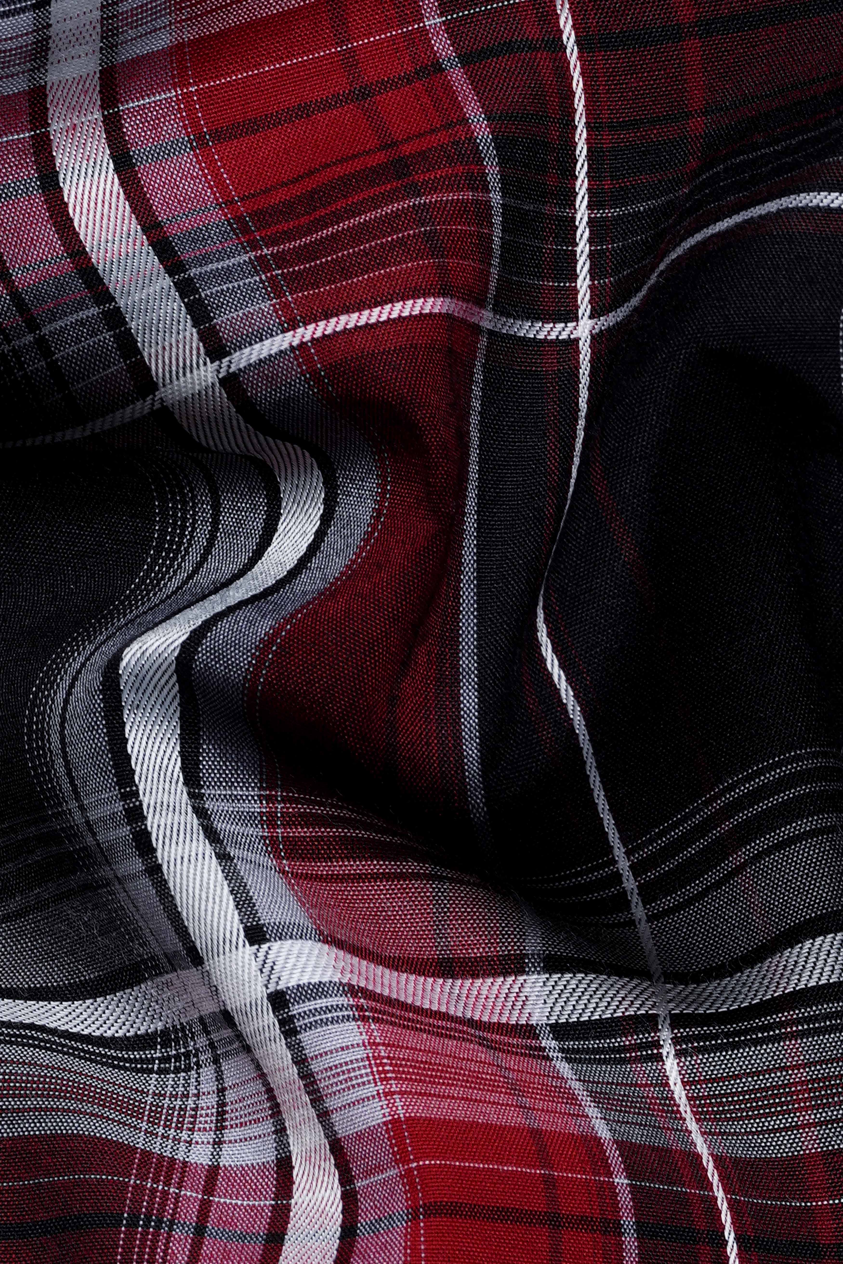Jade Black and Paprika Red Plaid Dobby Textured Premium Giza Cotton Shirt 11766-M-38, 11766-M-H-38, 11766-M-39, 11766-M-H-39, 11766-M-40, 11766-M-H-40, 11766-M-42, 11766-M-H-42, 11766-M-44, 11766-M-H-44, 11766-M-46, 11766-M-H-46, 11766-M-48, 11766-M-H-48, 11766-M-50, 11766-M-H-50, 11766-M-52, 11766-M-H-52