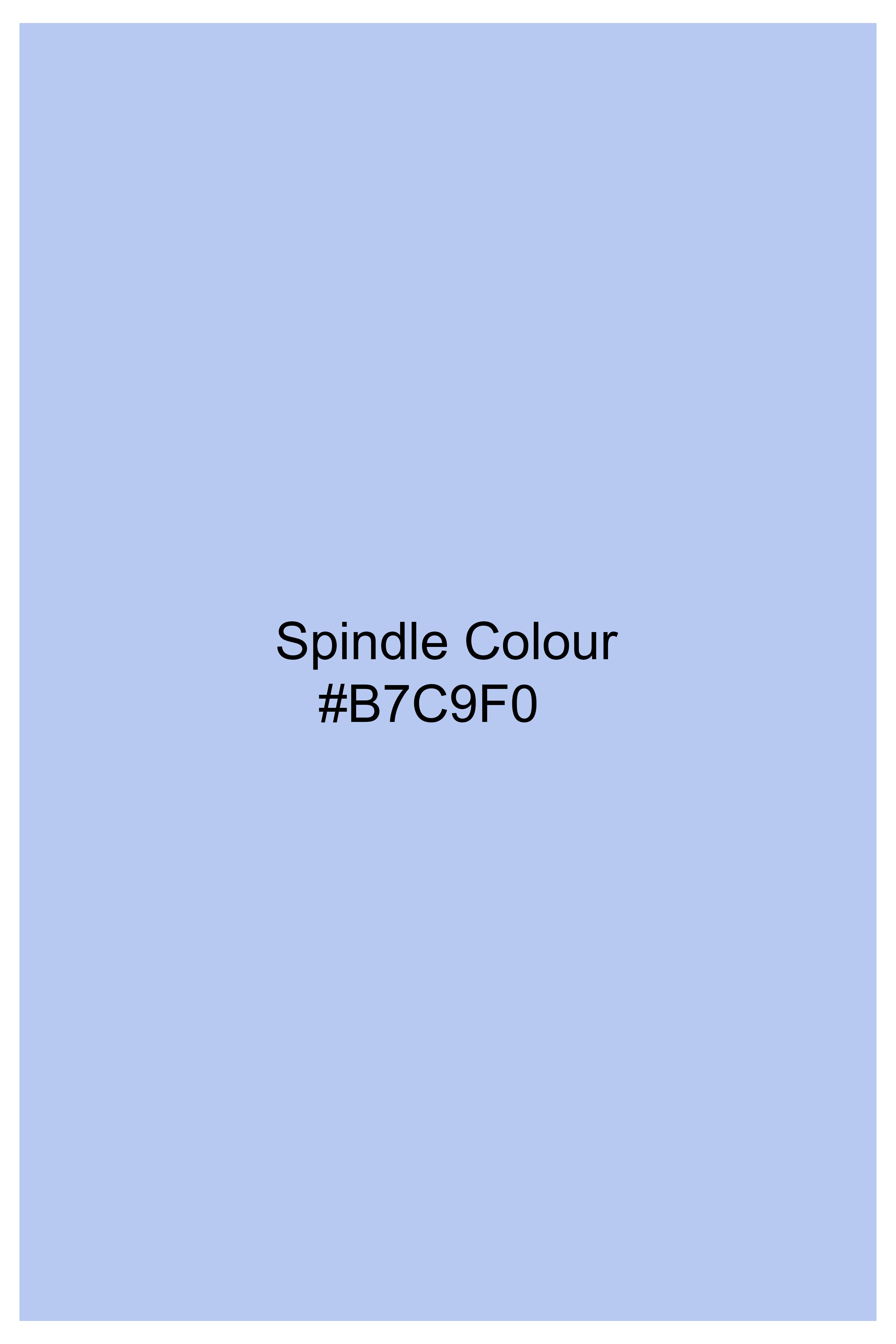 Spindle Blue Subtle Sheen Super Soft Premium Cotton Shirt