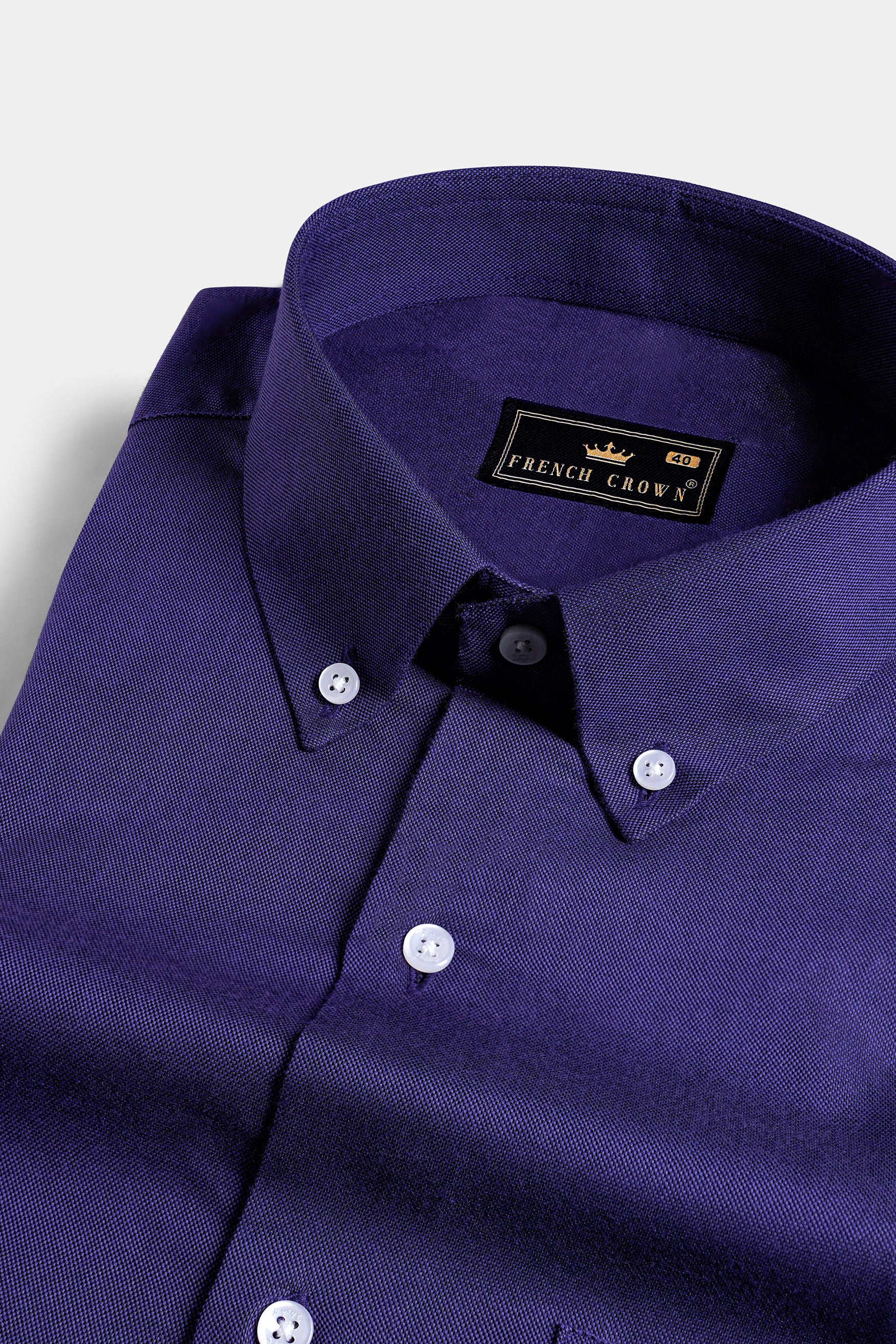 Jacarta Purple Royal Oxford Button Down Shirt