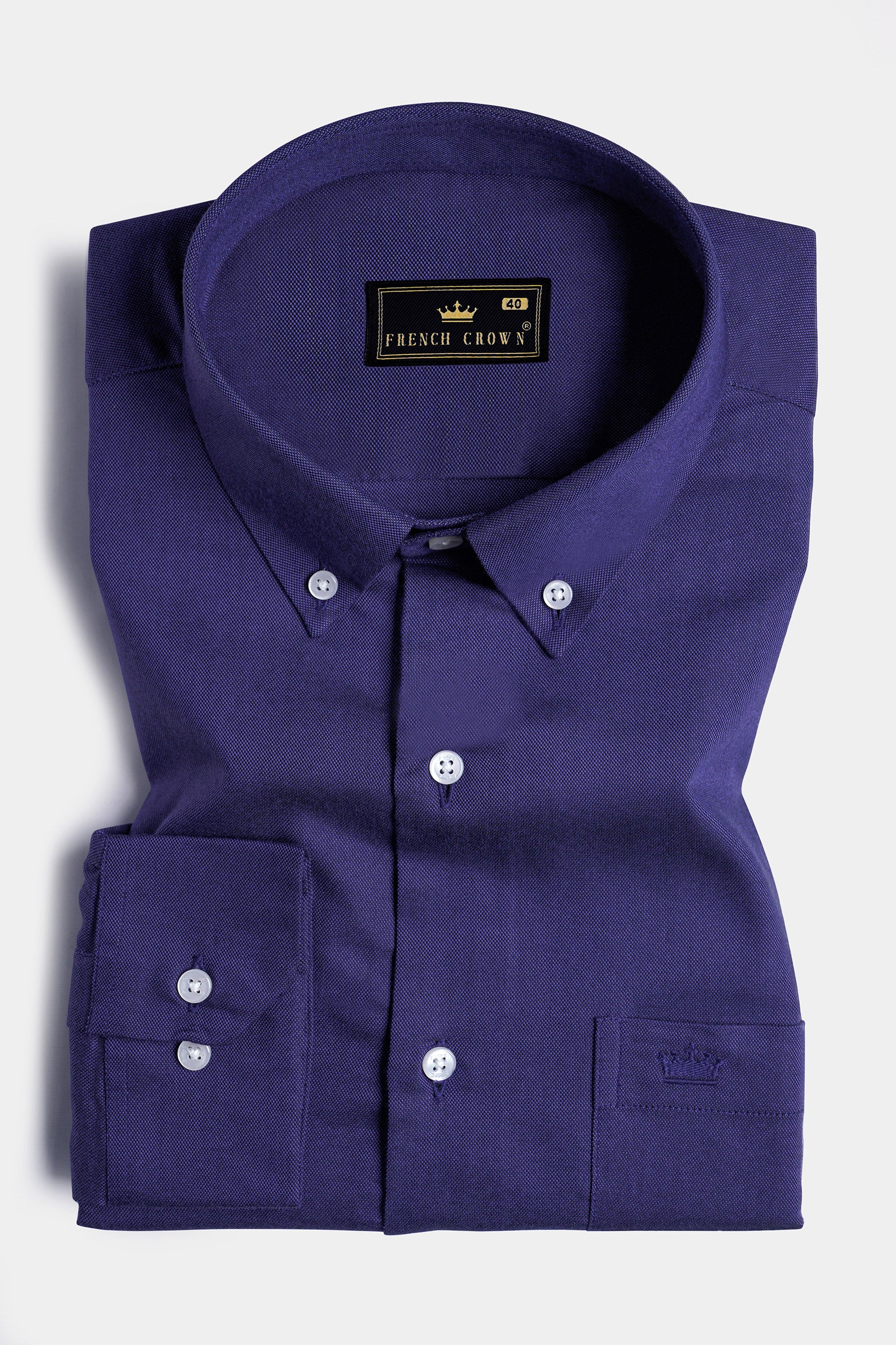 Jacarta Purple Royal Oxford Button Down Shirt