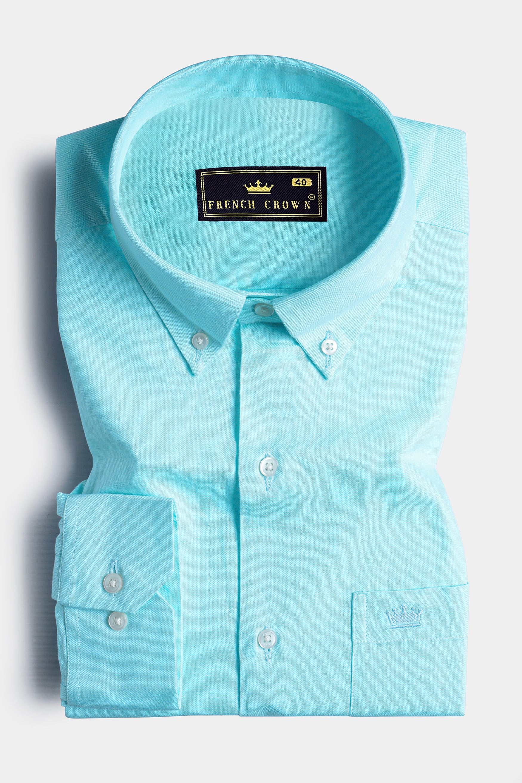 Blizzard Blue Royal Oxford Button Down Shirt
