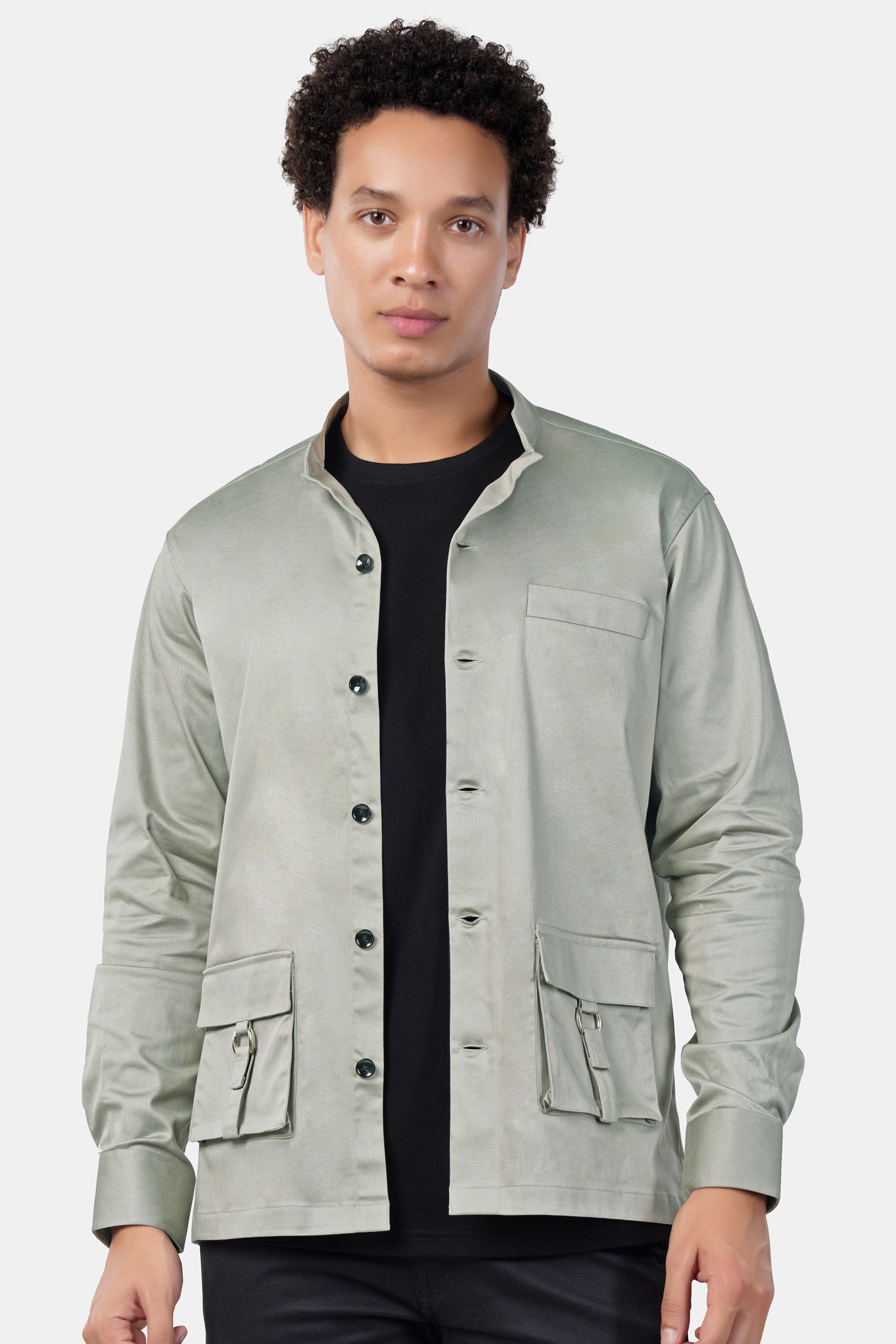 Chalice Gray Premium Cotton Designer Jacket