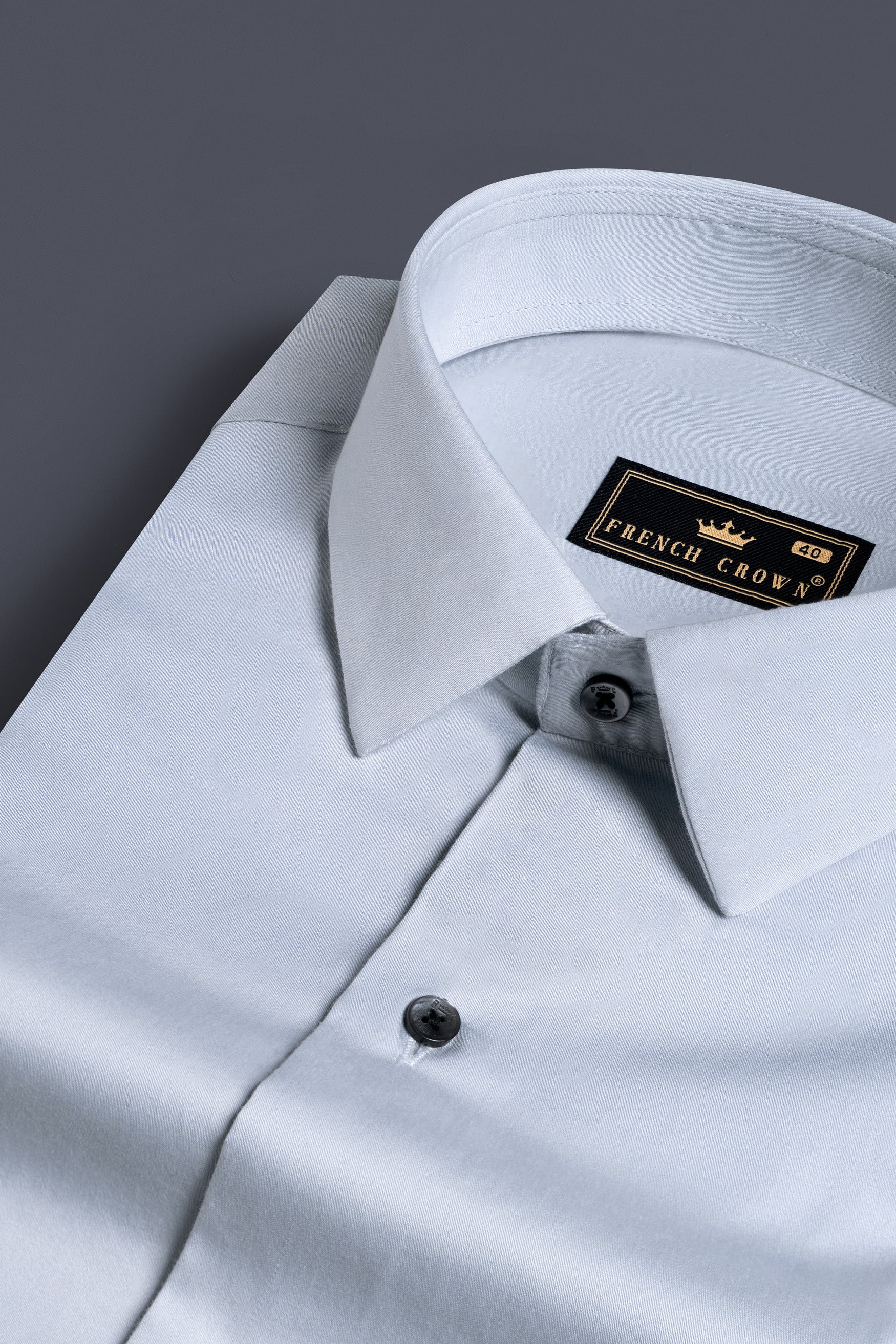 Mischka Gray Subtle Sheen Super Soft Premium Cotton Shirt