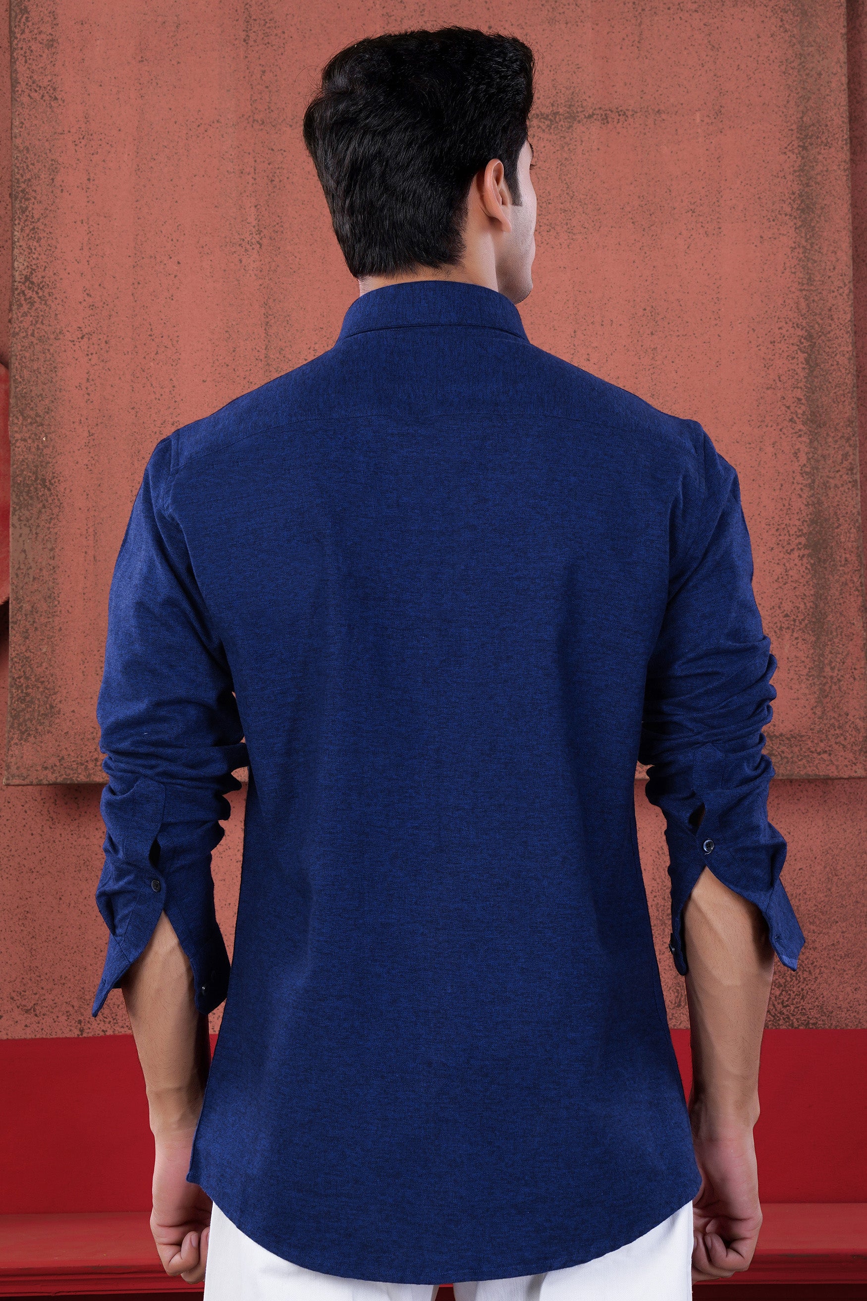 Downriver Blue Flannel Designer Overshirt/Shacket