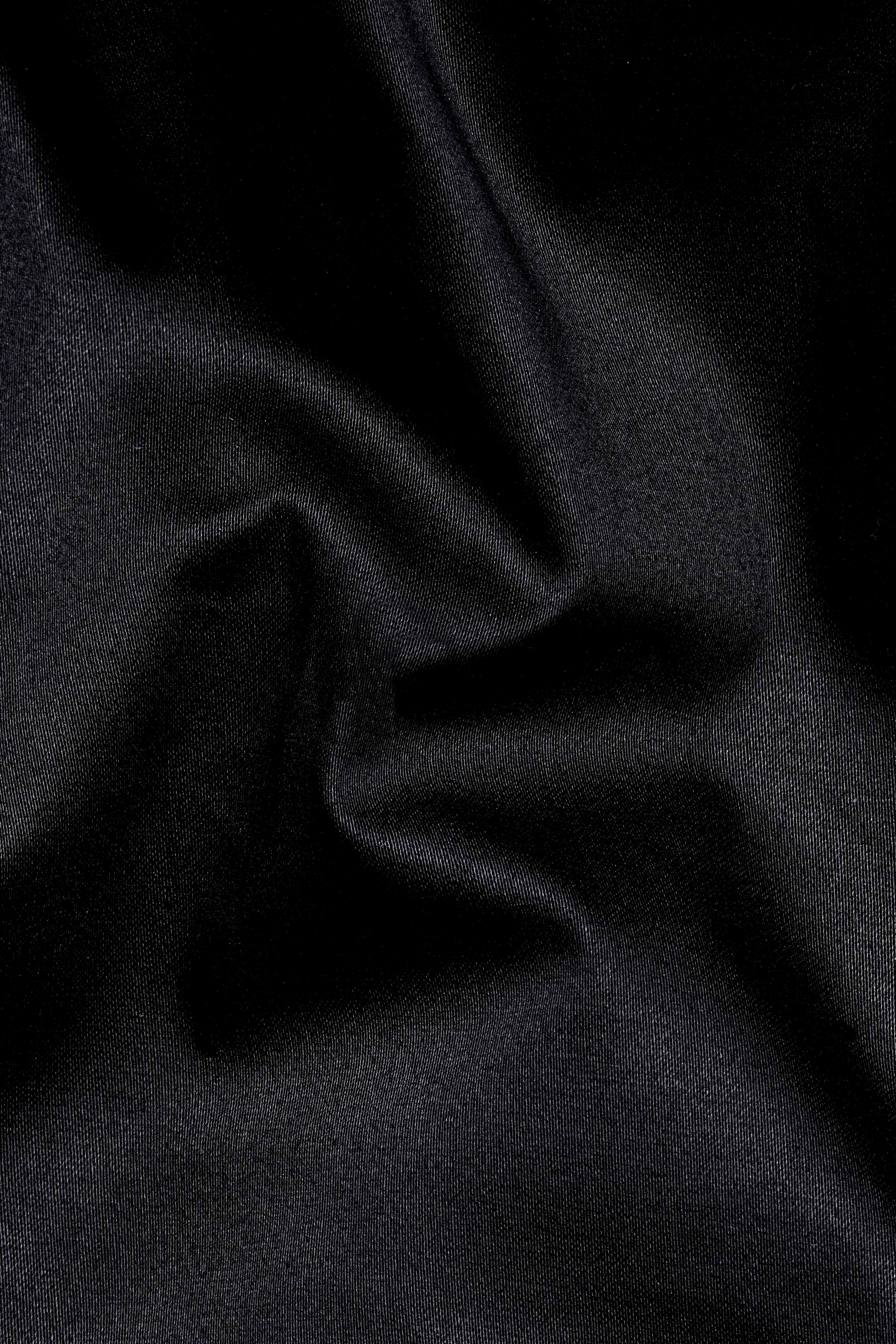 Jade Black Premium Cotton Bomber Jacket