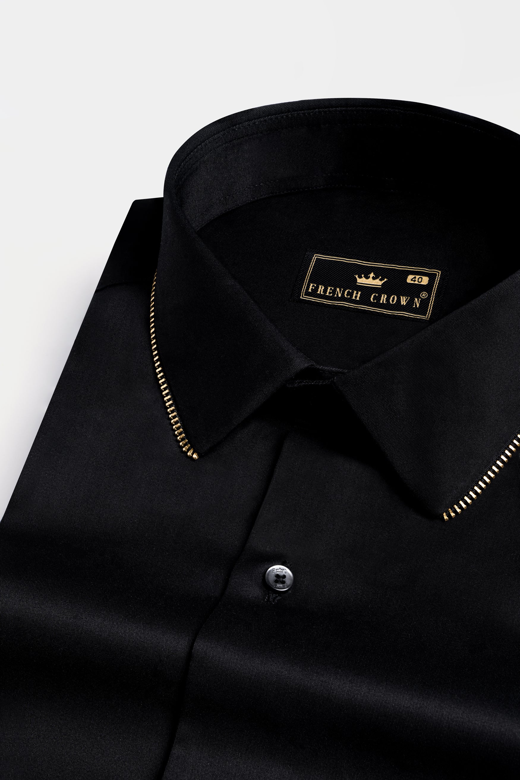 Jade Black Zipper Pattern Twill Premium Cotton Designer Shirt 12130-BLK-P822-38, 12130-BLK-P822-H-38, 12130-BLK-P822-39, 12130-BLK-P822-H-39, 12130-BLK-P822-40, 12130-BLK-P822-H-40, 12130-BLK-P822-42, 12130-BLK-P822-H-42, 12130-BLK-P822-44, 12130-BLK-P822-H-44, 12130-BLK-P822-46, 12130-BLK-P822-H-46, 12130-BLK-P822-48, 12130-BLK-P822-H-48, 12130-BLK-P822-50, 12130-BLK-P822-H-50, 12130-BLK-P822-52, 12130-BLK-P822-H-52