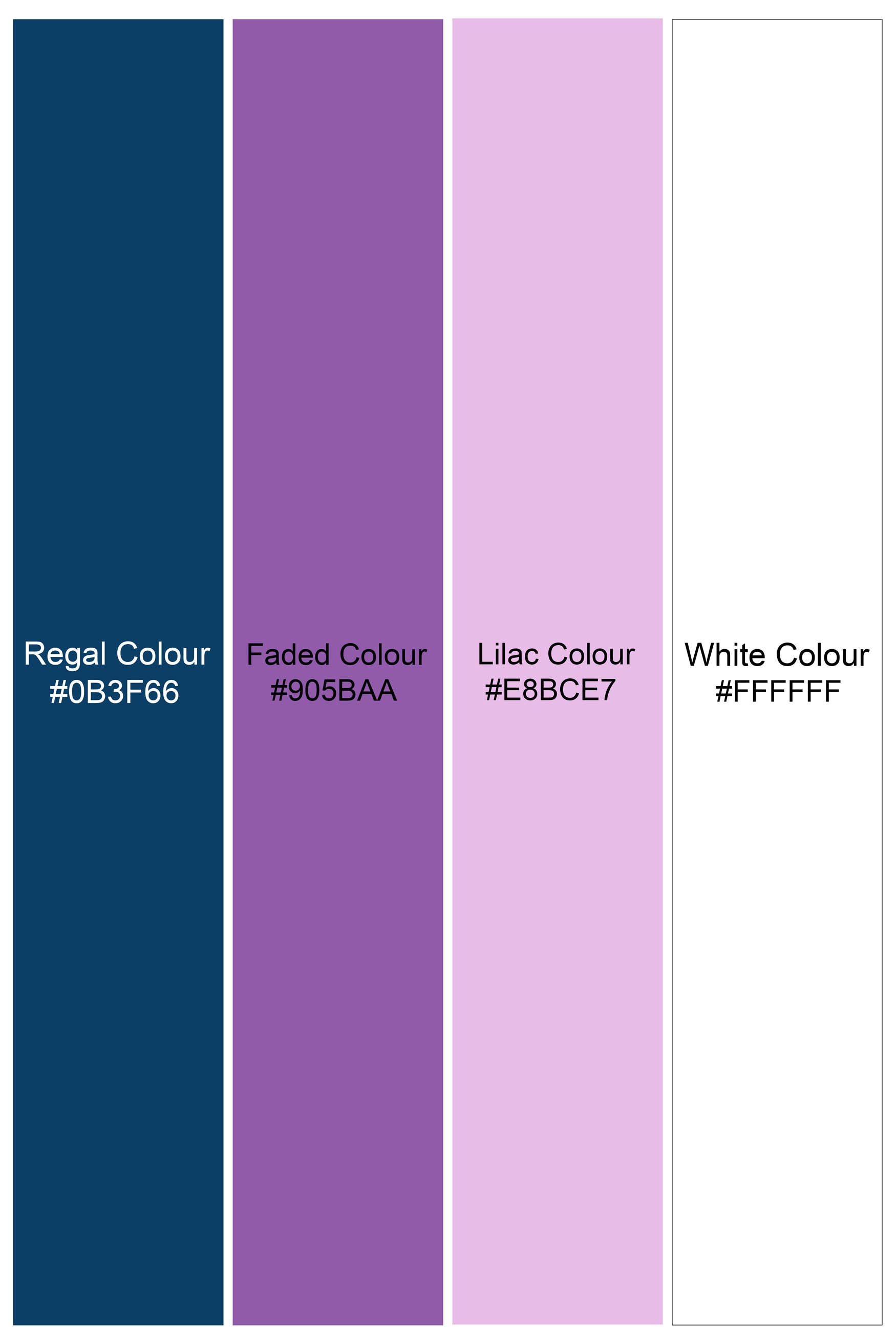 Regal Blue and Lilac Lavender Multicolour Tile Printed Subtle Sheen Super Soft Premium Cotton Designer Shirt 12186-CC-BLK-SS-38, 12186-CC-BLK-SS-39, 12186-CC-BLK-SS-40, 12186-CC-BLK-SS-42, 12186-CC-BLK-SS-44, 12186-CC-BLK-SS-46, 12186-CC-BLK-SS-48, 12186-CC-BLK-SS-50, 12186-CC-BLK-SS-52