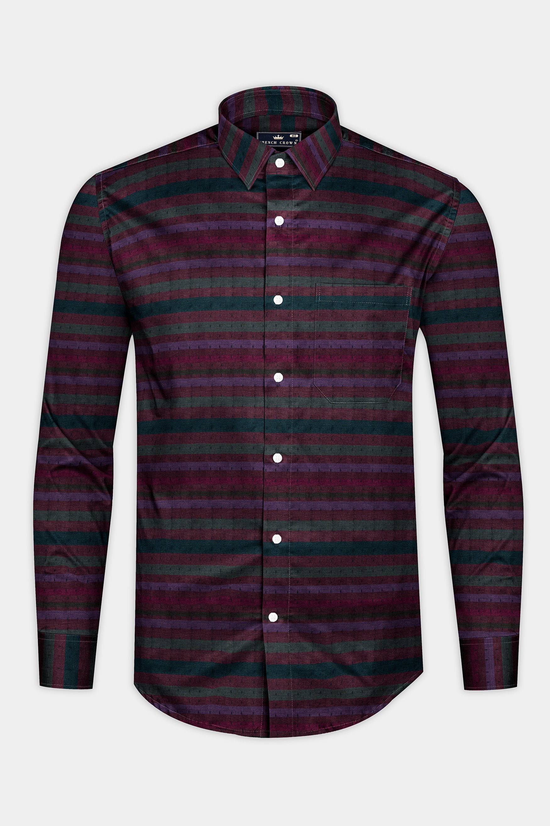 Rock Red and Byzantium Blue Jacquard Textured Premium Giza Cotton Shirt 12423-38, 12423-H-38, 12423-39, 12423-H-39, 12423-40, 12423-H-40, 12423-42, 12423-H-42, 12423-44, 12423-H-44, 12423-46, 12423-H-46, 12423-48, 12423-H-48, 12423-50, 12423-H-50, 12423-52, 12423-H-52
