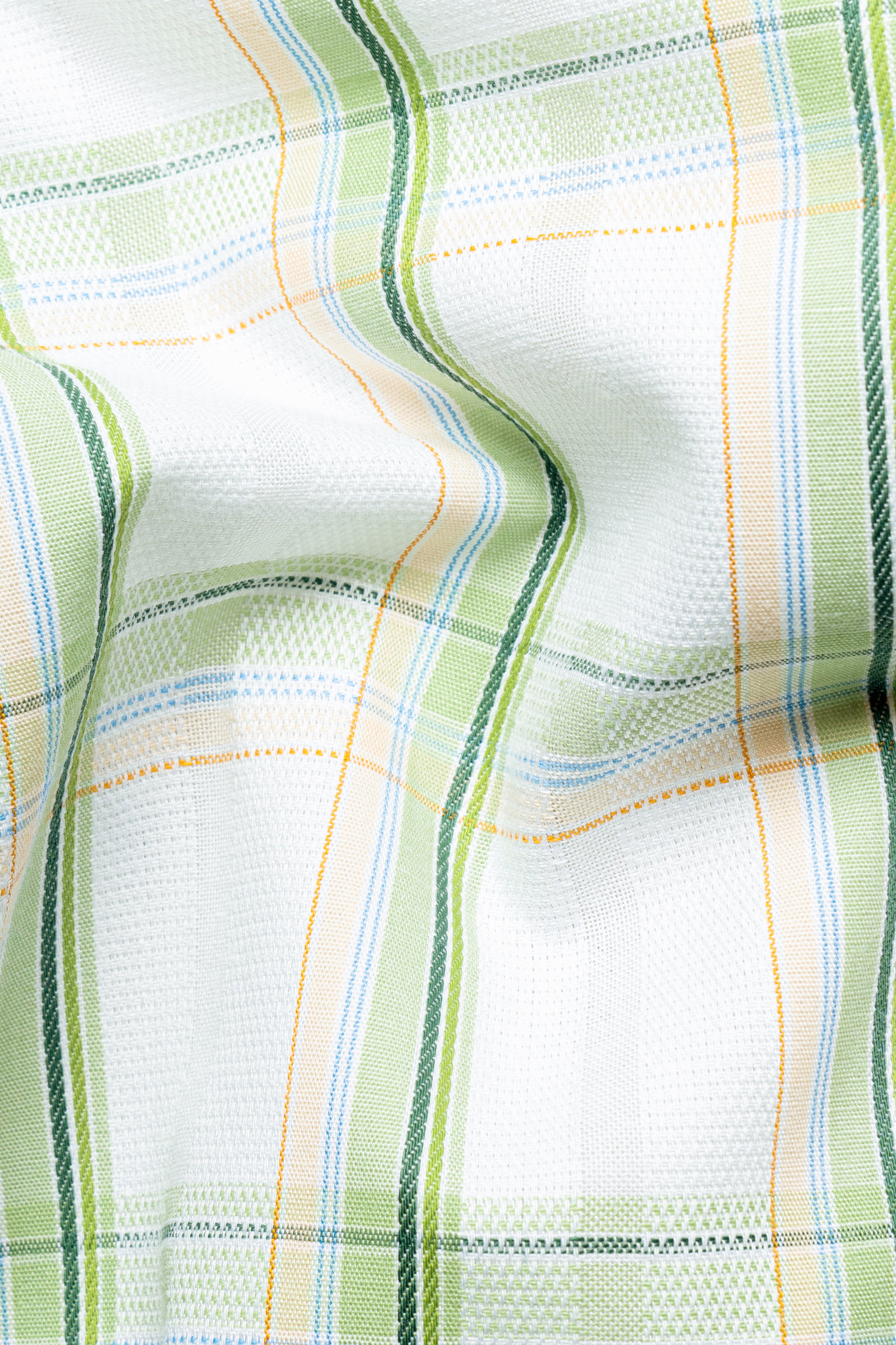 Surf and Glade Green Plaid Dobby Textured Premium Giza Cotton Shirt 12439-38, 12439-H-38, 12439-39, 12439-H-39, 12439-40, 12439-H-40, 12439-42, 12439-H-42, 12439-44, 12439-H-44, 12439-46, 12439-H-46, 12439-48, 12439-H-48, 12439-50, 12439-H-50, 12439-52, 12439-H-52