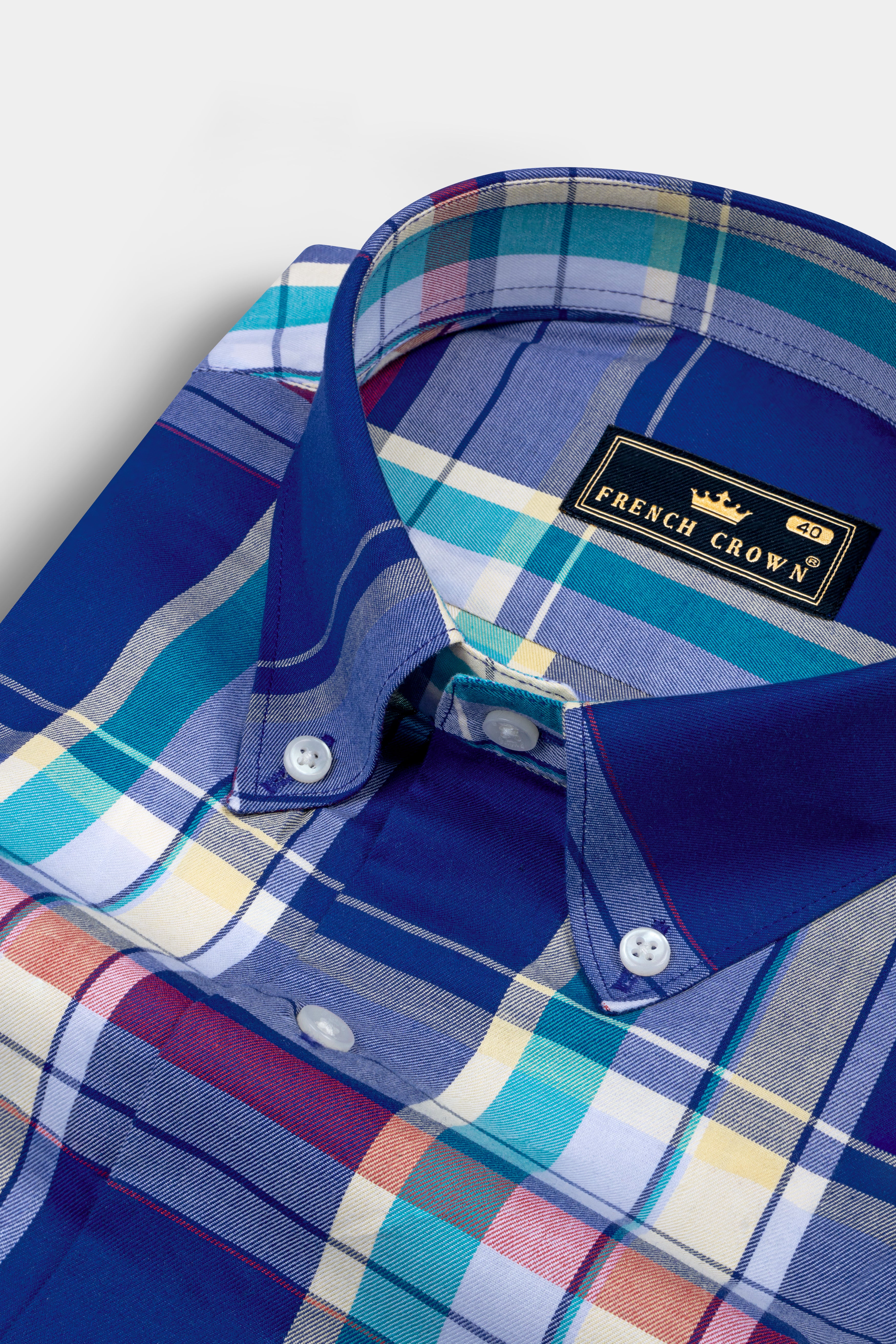 Catalina Blue Plaid Super Soft Twill Cotton Shirt 12449-BD-38, 12449-BD-H-38, 12449-BD-39, 12449-BD-H-39, 12449-BD-40, 12449-BD-H-40, 12449-BD-42, 12449-BD-H-42, 12449-BD-44, 12449-BD-H-44, 12449-BD-46, 12449-BD-H-46, 12449-BD-48, 12449-BD-H-48, 12449-BD-50, 12449-BD-H-50, 12449-BD-52, 12449-BD-H-52