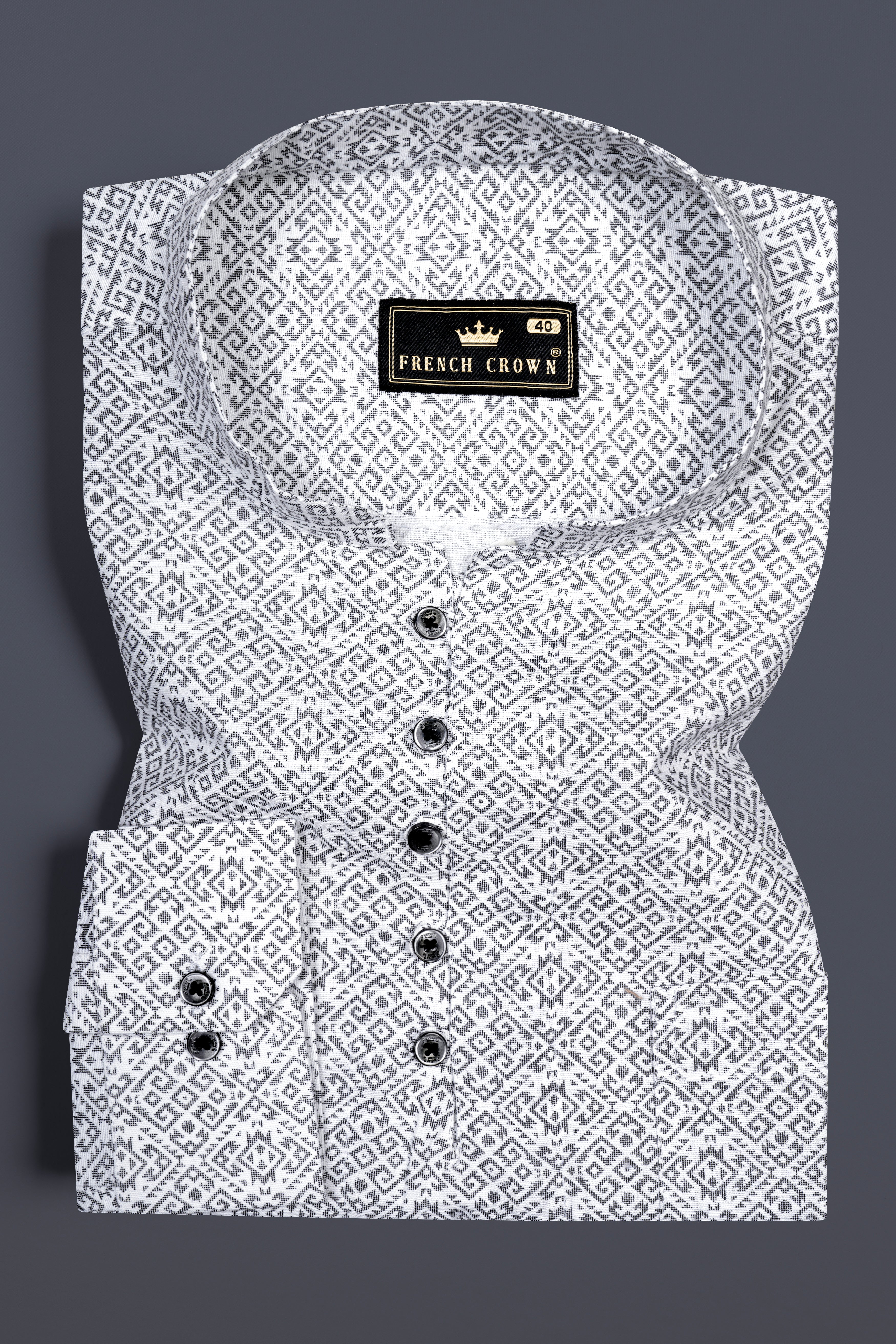 Bright White Abstract Printed Super Soft Premium Cotton Shirt 12453-KS-BLK-38, 12453-KS-BLK-H-38, 12453-KS-BLK-39, 12453-KS-BLK-H-39, 12453-KS-BLK-40, 12453-KS-BLK-H-40, 12453-KS-BLK-42, 12453-KS-BLK-H-42, 12453-KS-BLK-44, 12453-KS-BLK-H-44, 12453-KS-BLK-46, 12453-KS-BLK-H-46, 12453-KS-BLK-48, 12453-KS-BLK-H-48, 12453-KS-BLK-50, 12453-KS-BLK-H-50, 12453-KS-BLK-52, 12453-KS-BLK-H-52