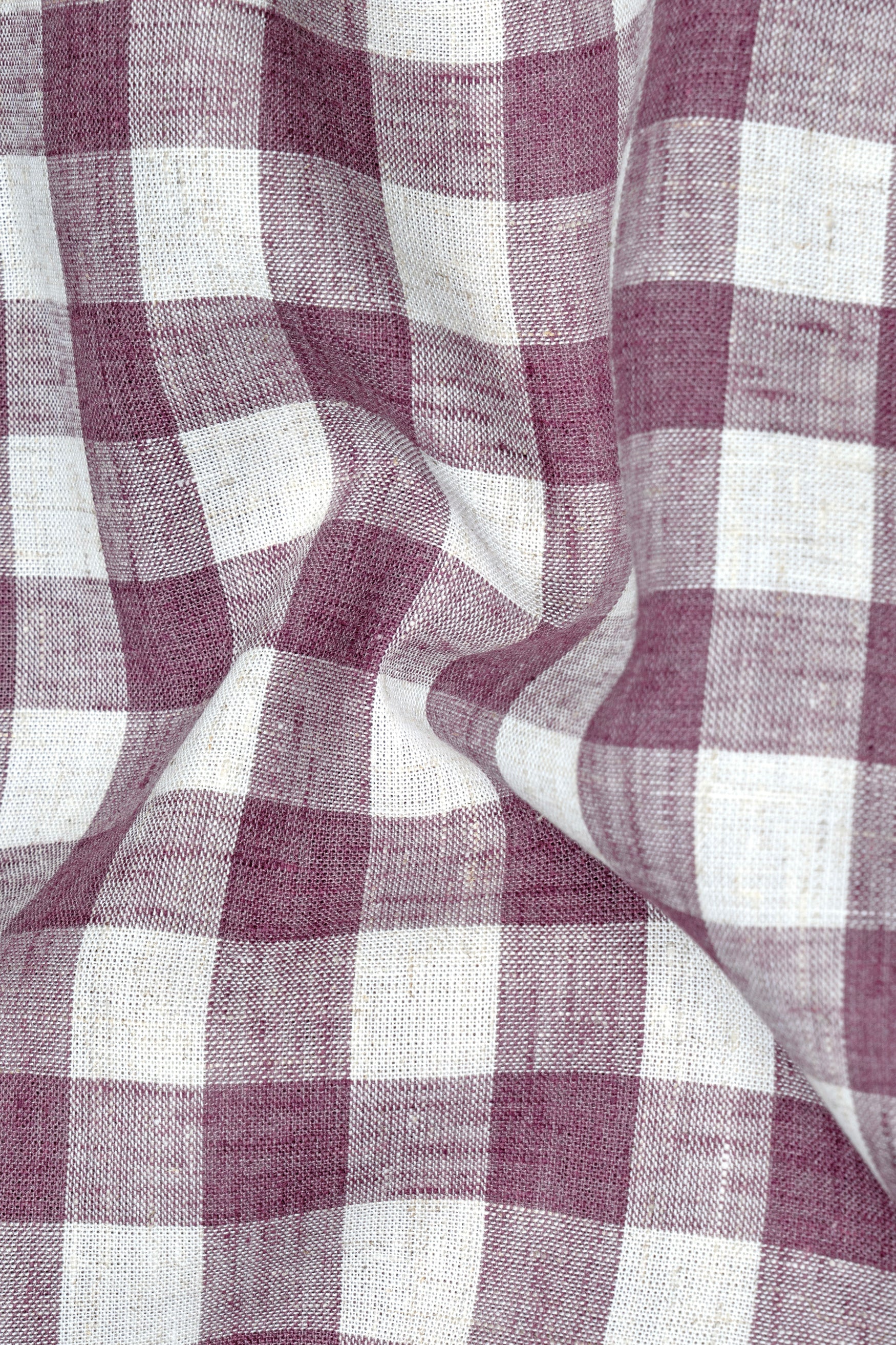 Opium Pink with White Plaid Luxurious Linen Kurta Shirt 12475-KS-38, 12475-KS-H-38, 12475-KS-39, 12475-KS-H-39, 12475-KS-40, 12475-KS-H-40, 12475-KS-42, 12475-KS-H-42, 12475-KS-44, 12475-KS-H-44, 12475-KS-46, 12475-KS-H-46, 12475-KS-48, 12475-KS-H-48, 12475-KS-50, 12475-KS-H-50, 12475-KS-52, 12475-KS-H-52