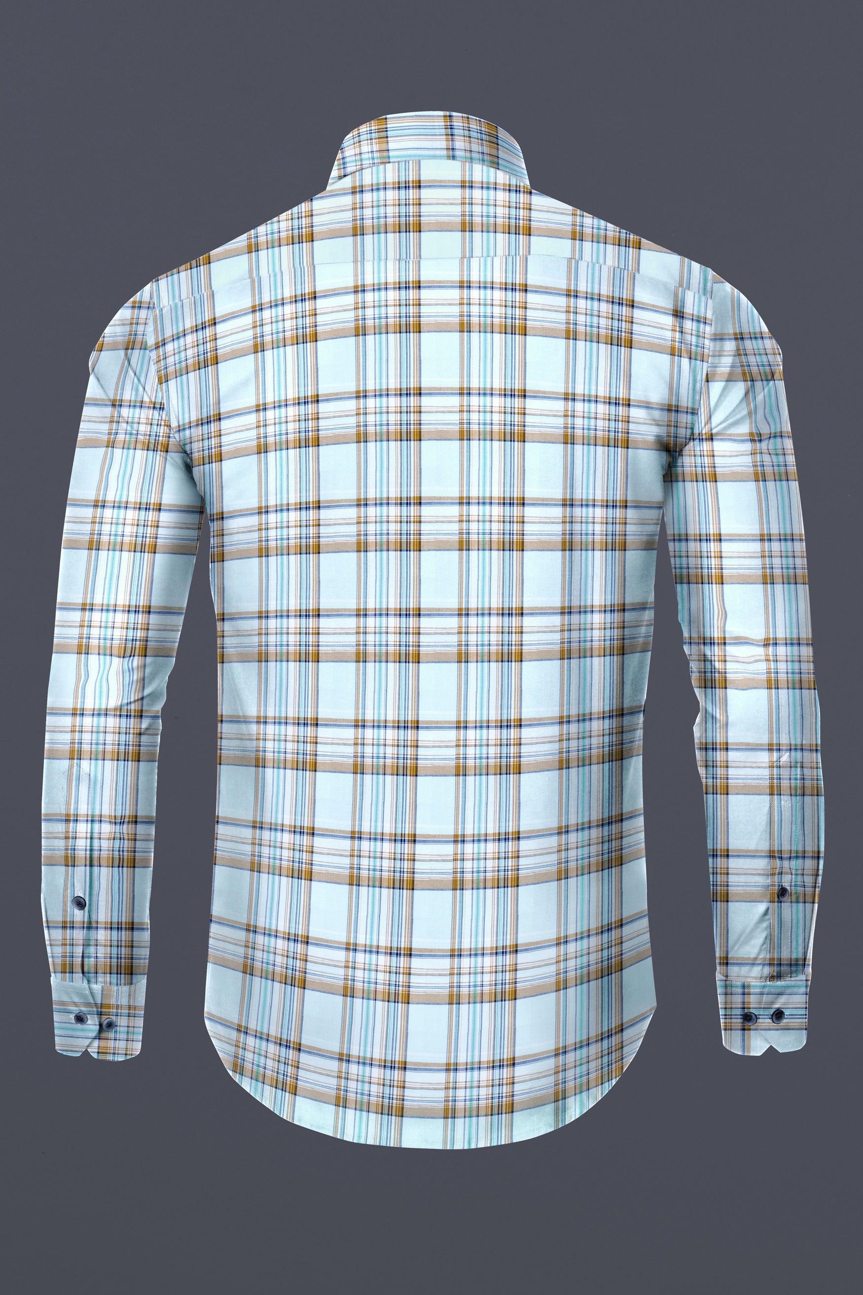 Spindle Blue Shadow Brown Plaid Twill Premium Cotton Shirt 12503-BLE-38, 12503-BLE-H-38, 12503-BLE-39, 12503-BLE-H-39, 12503-BLE-40, 12503-BLE-H-40, 12503-BLE-42, 12503-BLE-H-42, 12503-BLE-44, 12503-BLE-H-44, 12503-BLE-46, 12503-BLE-H-46, 12503-BLE-48, 12503-BLE-H-48, 12503-BLE-50, 12503-BLE-H-50, 12503-BLE-52, 12503-BLE-H-52