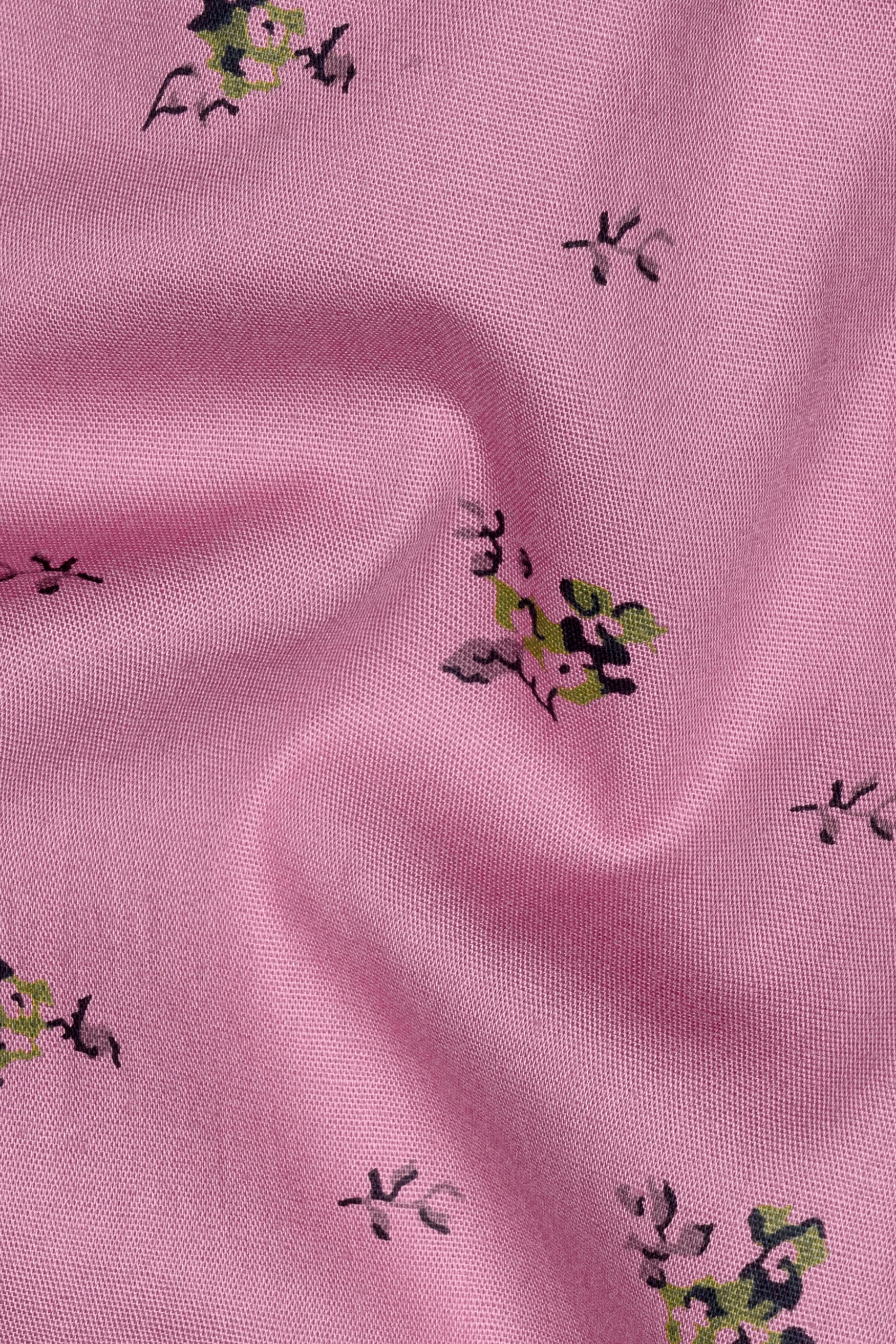 Opera Mauve Pink Flower Printed Chambray Shirt 12507-MN-38, 12507-MN-H-38, 12507-MN-39, 12507-MN-H-39, 12507-MN-40, 12507-MN-H-40, 12507-MN-42, 12507-MN-H-42, 12507-MN-44, 12507-MN-H-44, 12507-MN-46, 12507-MN-H-46, 12507-MN-48, 12507-MN-H-48, 12507-MN-50, 12507-MN-H-50, 12507-MN-52, 12507-MN-H-52