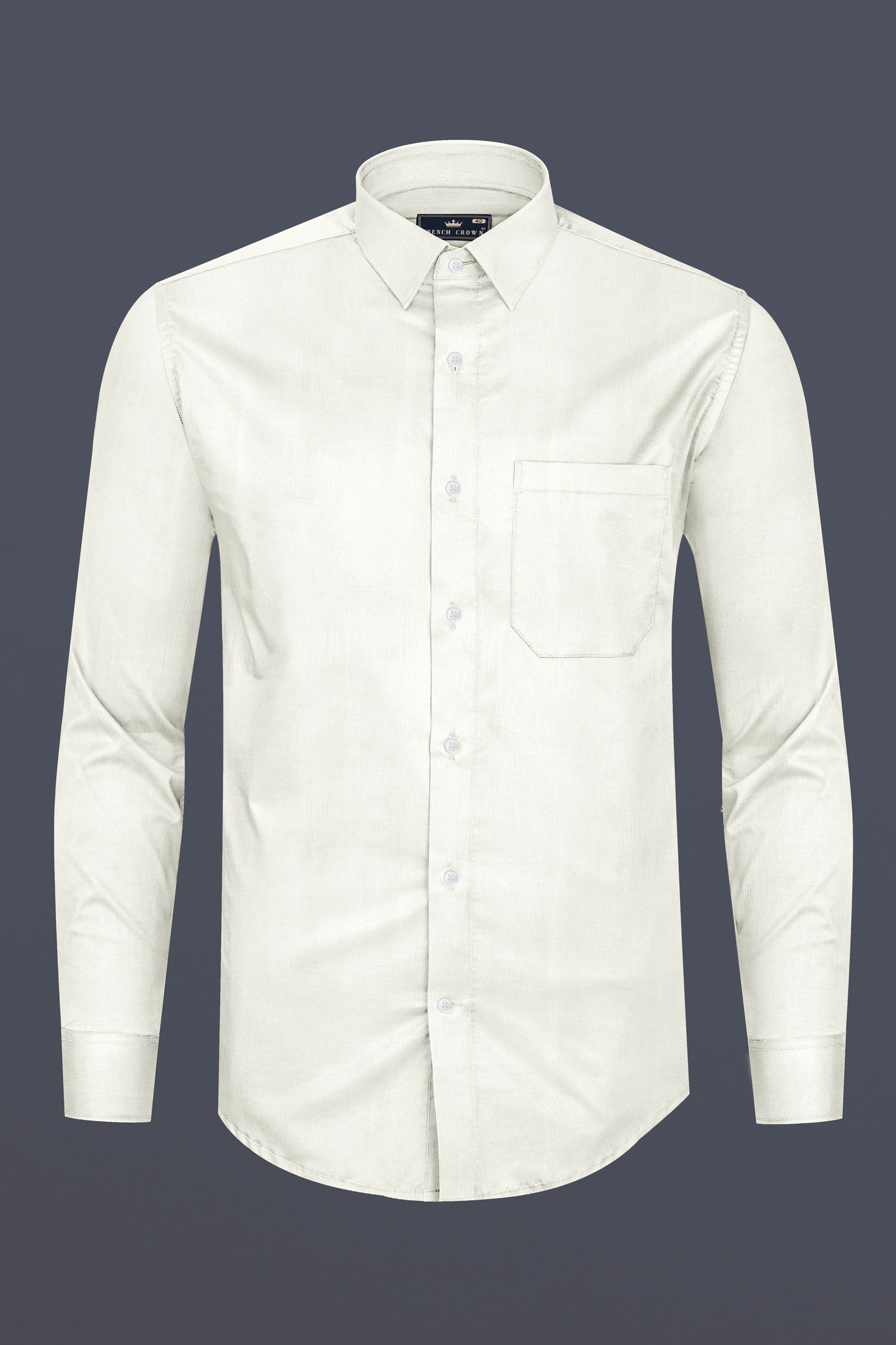 Bianca Cream Heavyweight Corduroy Shirt 12513-38, 12513-H-38, 12513-39, 12513-H-39, 12513-40, 12513-H-40, 12513-42, 12513-H-42, 12513-44, 12513-H-44, 12513-46, 12513-H-46, 12513-48, 12513-H-48, 12513-50, 12513-H-50, 12513-52, 12513-H-52