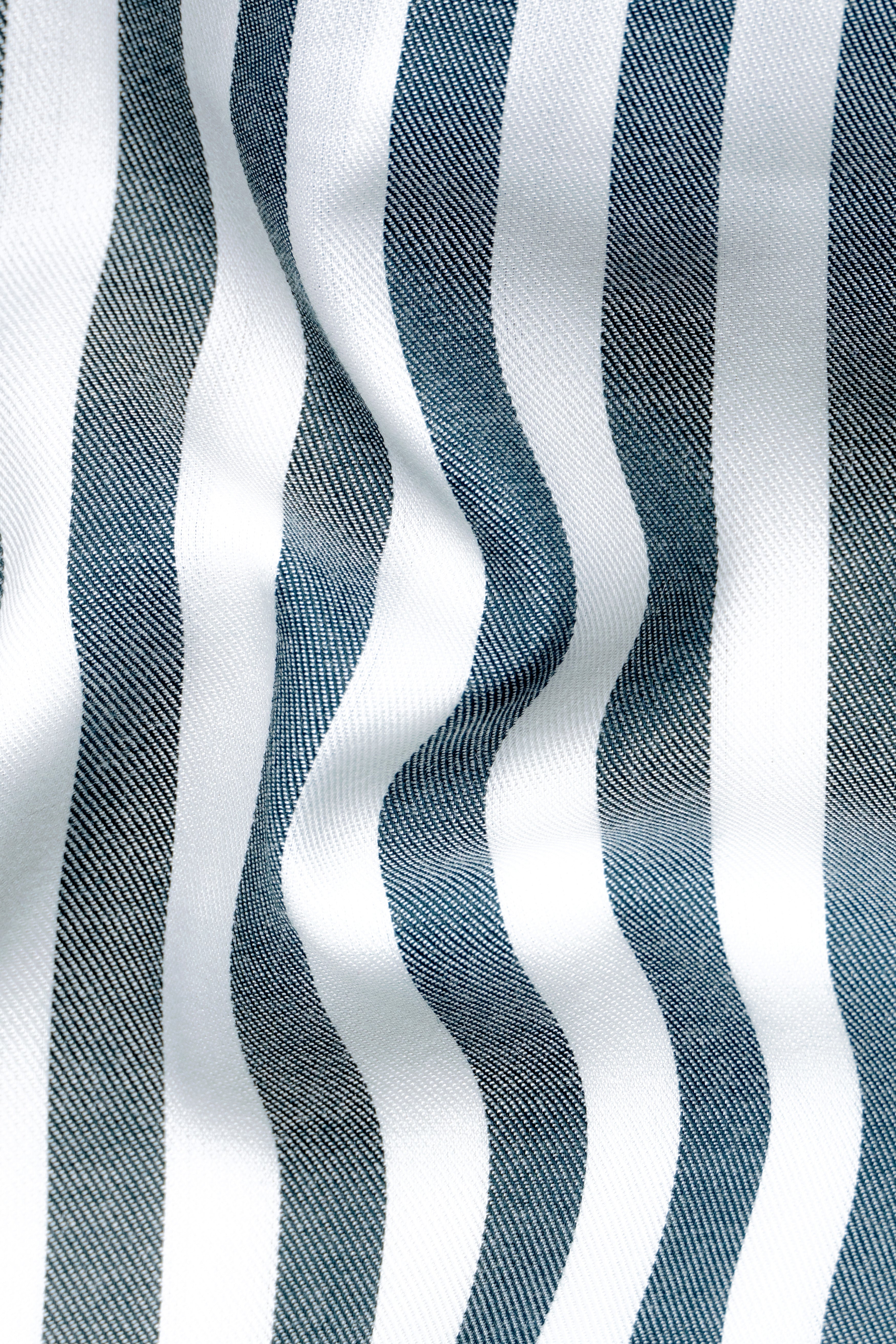 White with Mineral Gray Striped Twill Giza Cotton Shirt 12526-38, 12526-H-38, 12526-39, 12526-H-39, 12526-40, 12526-H-40, 12526-42, 12526-H-42, 12526-44, 12526-H-44, 12526-46, 12526-H-46, 12526-48, 12526-H-48, 12526-50, 12526-H-50, 12526-52, 12526-H-52