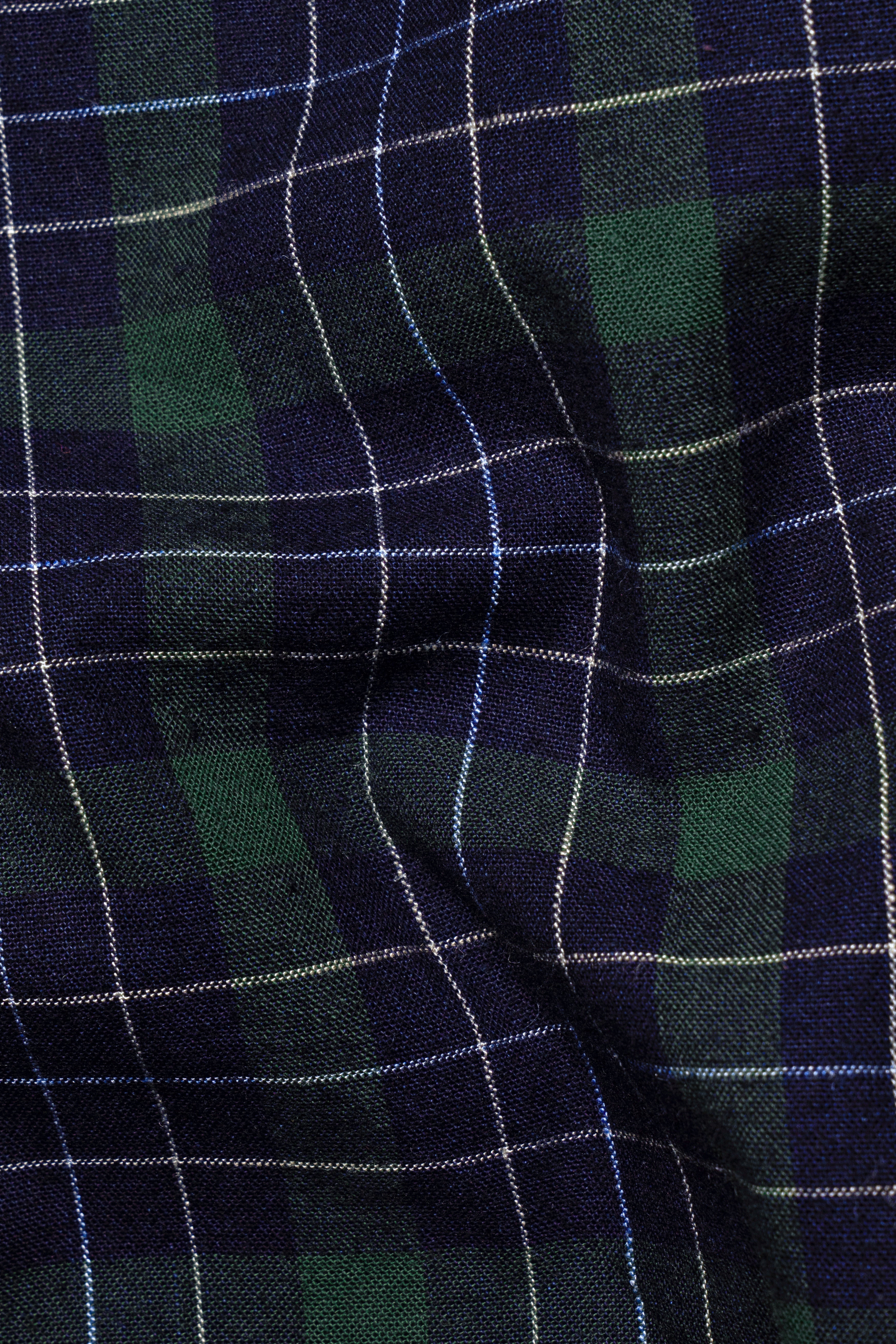 Midnight Blue with Plantation Green Plaid Oxford Shirt 12527-38, 12527-H-38, 12527-39, 12527-H-39, 12527-40, 12527-H-40, 12527-42, 12527-H-42, 12527-44, 12527-H-44, 12527-46, 12527-H-46, 12527-48, 12527-H-48, 12527-50, 12527-H-50, 12527-52, 12527-H-52