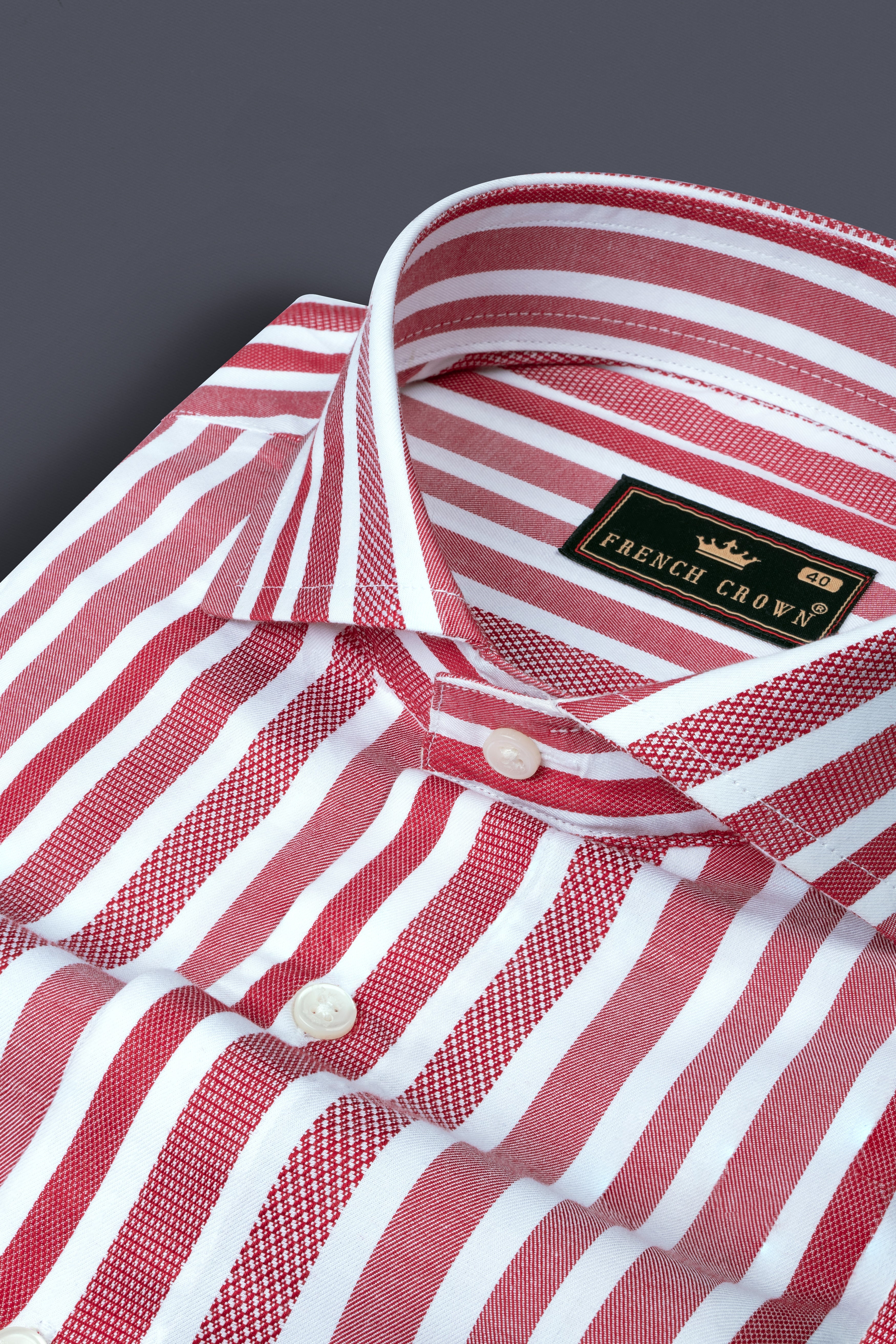Raspberry Pink with White Striped Dobby Textured Giza Cotton Shirt 12531-CA-38, 12531-CA-H-38, 12531-CA-39, 12531-CA-H-39, 12531-CA-40, 12531-CA-H-40, 12531-CA-42, 12531-CA-H-42, 12531-CA-44, 12531-CA-H-44, 12531-CA-46, 12531-CA-H-46, 12531-CA-48, 12531-CA-H-48, 12531-CA-50, 12531-CA-H-50, 12531-CA-52, 12531-CA-H-52
