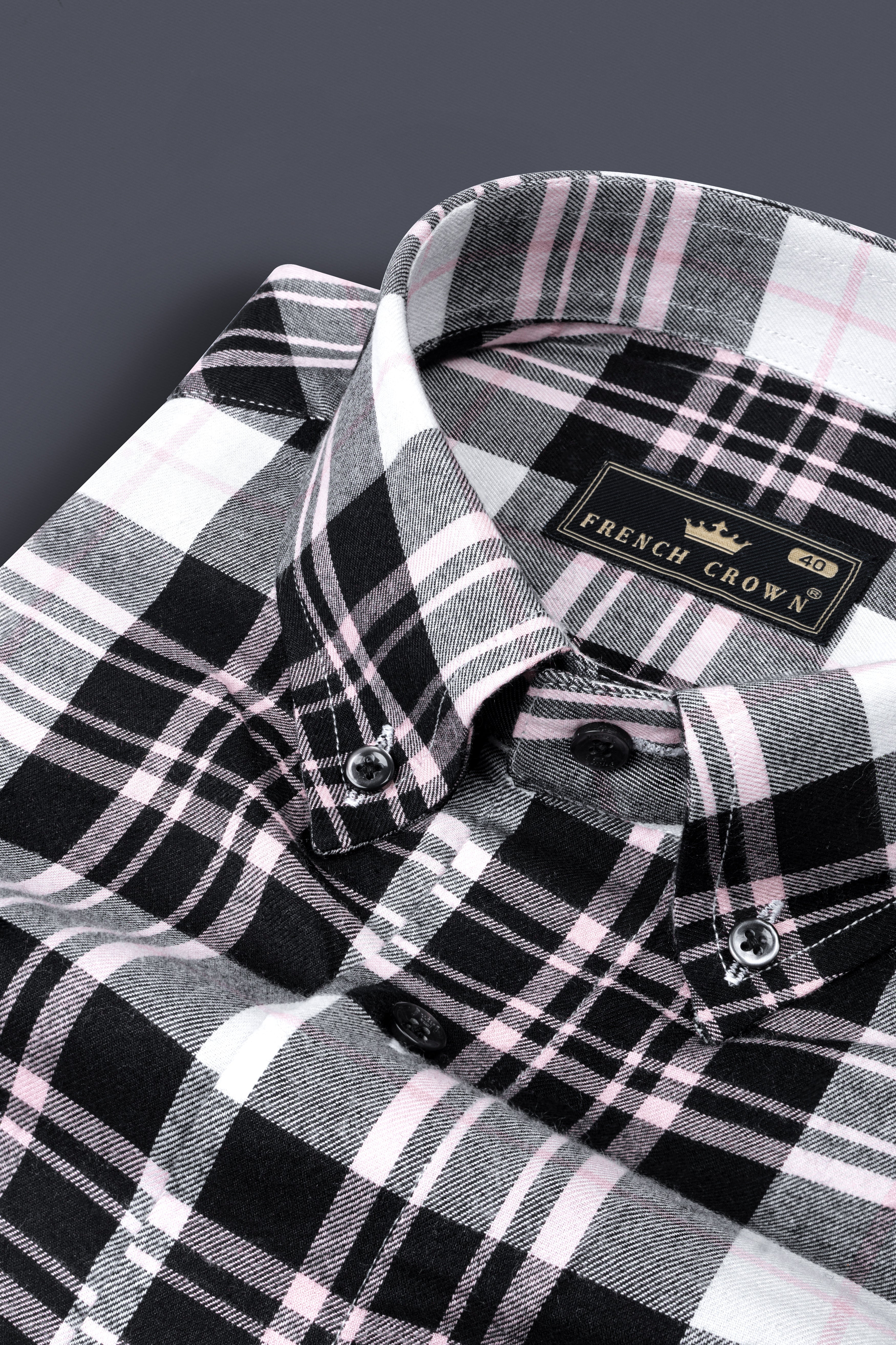 Jade Black and White Checks Plaid Twill Giza Cotton Shirt 12533-BD-BLK-38, 12533-BD-BLK-H-38, 12533-BD-BLK-39, 12533-BD-BLK-H-39, 12533-BD-BLK-40, 12533-BD-BLK-H-40, 12533-BD-BLK-42, 12533-BD-BLK-H-42, 12533-BD-BLK-44, 12533-BD-BLK-H-44, 12533-BD-BLK-46, 12533-BD-BLK-H-46, 12533-BD-BLK-48, 12533-BD-BLK-H-48, 12533-BD-BLK-50, 12533-BD-BLK-H-50, 12533-BD-BLK-52, 12533-BD-BLK-H-52