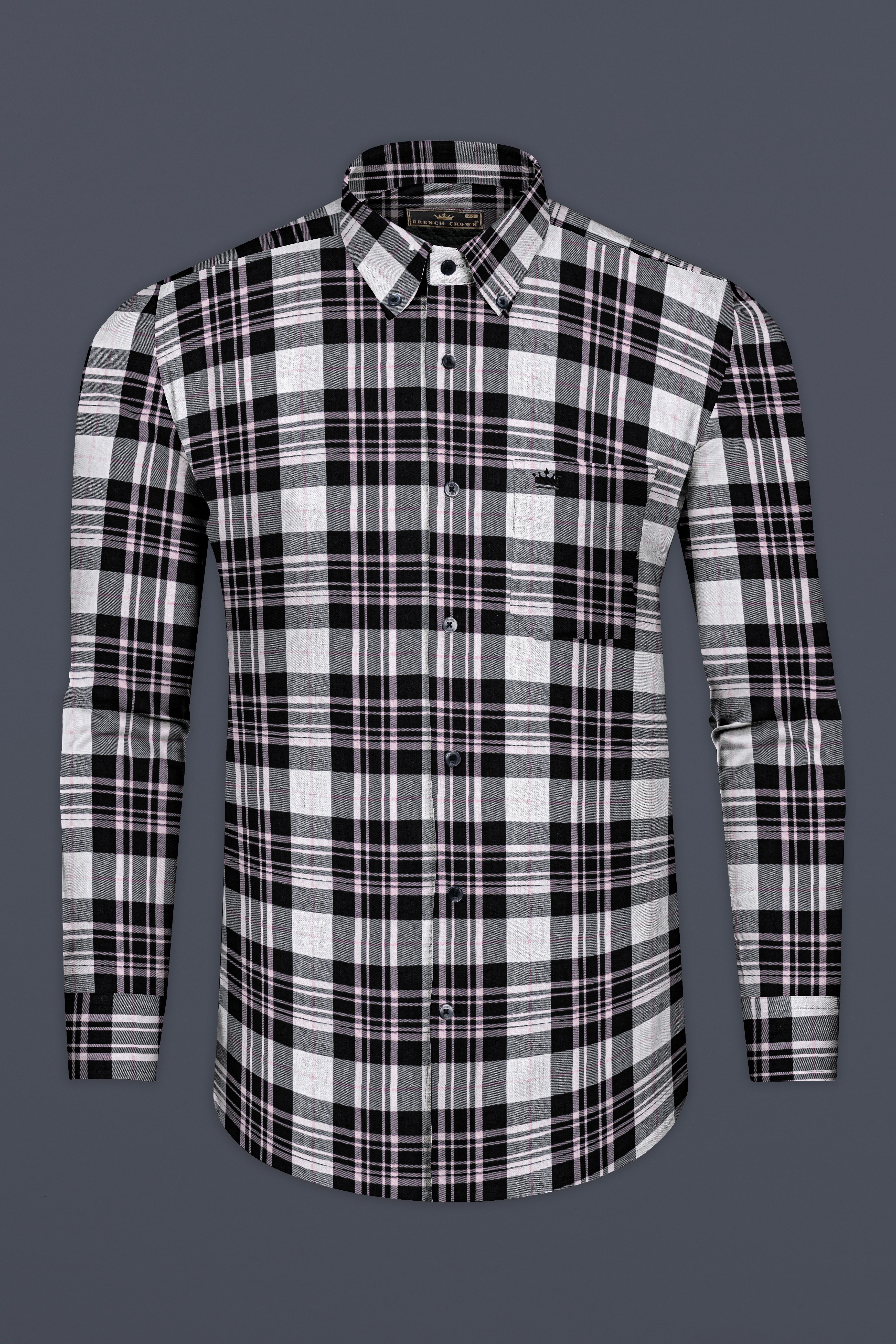 Jade Black and White Checks Plaid Twill Giza Cotton Shirt 12533-BD-BLK-38, 12533-BD-BLK-H-38, 12533-BD-BLK-39, 12533-BD-BLK-H-39, 12533-BD-BLK-40, 12533-BD-BLK-H-40, 12533-BD-BLK-42, 12533-BD-BLK-H-42, 12533-BD-BLK-44, 12533-BD-BLK-H-44, 12533-BD-BLK-46, 12533-BD-BLK-H-46, 12533-BD-BLK-48, 12533-BD-BLK-H-48, 12533-BD-BLK-50, 12533-BD-BLK-H-50, 12533-BD-BLK-52, 12533-BD-BLK-H-52
