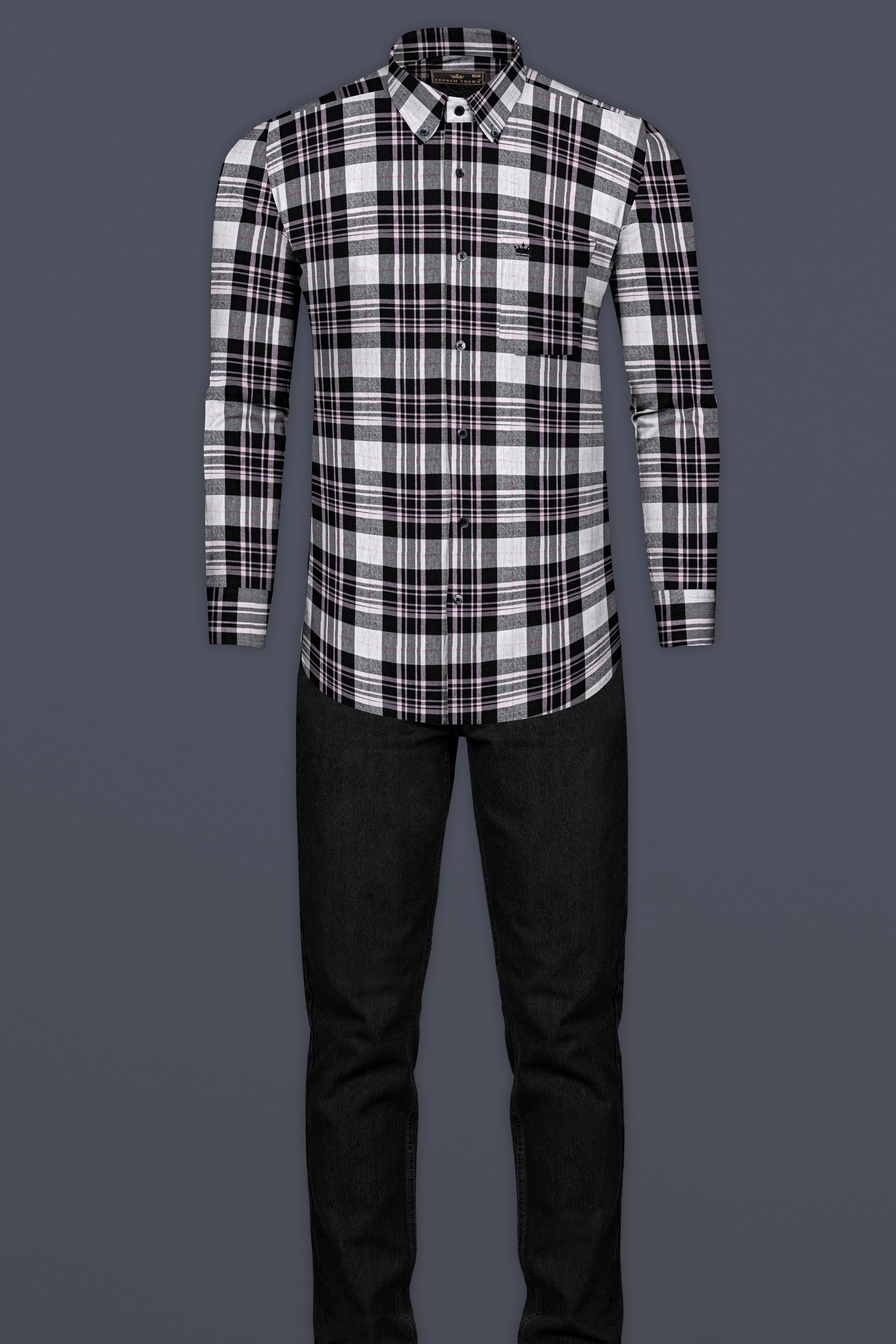 Jade Black and White Checks Plaid Twill Giza Cotton Shirt 12533-BD-BLK-38, 12533-BD-BLK-H-38, 12533-BD-BLK-39, 12533-BD-BLK-H-39, 12533-BD-BLK-40, 12533-BD-BLK-H-40, 12533-BD-BLK-42, 12533-BD-BLK-H-42, 12533-BD-BLK-44, 12533-BD-BLK-H-44, 12533-BD-BLK-46, 12533-BD-BLK-H-46, 12533-BD-BLK-48, 12533-BD-BLK-H-48, 12533-BD-BLK-50, 12533-BD-BLK-H-50, 12533-BD-BLK-52, 12533-BD-BLK-H-52