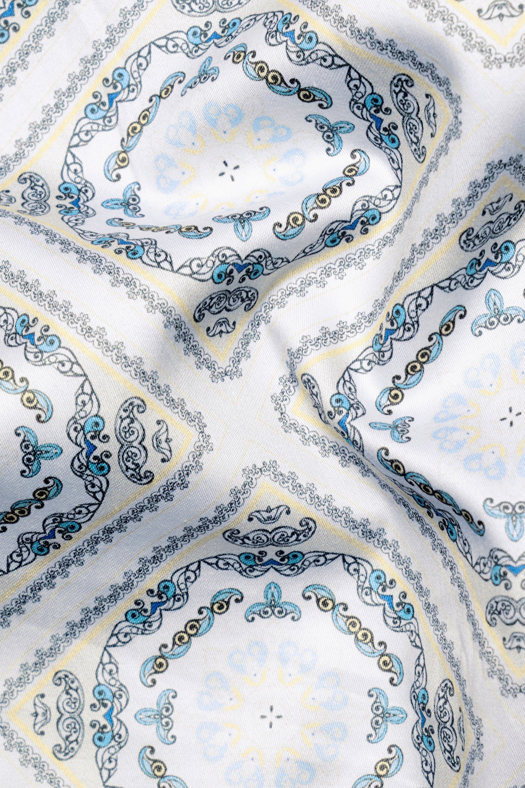 Bright White Geometric Printed Super Soft Premium Cotton Shirt 12537-BLK-38, 12537-BLK-H-38, 12537-BLK-39, 12537-BLK-H-39, 12537-BLK-40, 12537-BLK-H-40, 12537-BLK-42, 12537-BLK-H-42, 12537-BLK-44, 12537-BLK-H-44, 12537-BLK-46, 12537-BLK-H-46, 12537-BLK-48, 12537-BLK-H-48, 12537-BLK-50, 12537-BLK-H-50, 12537-BLK-52, 12537-BLK-H-52