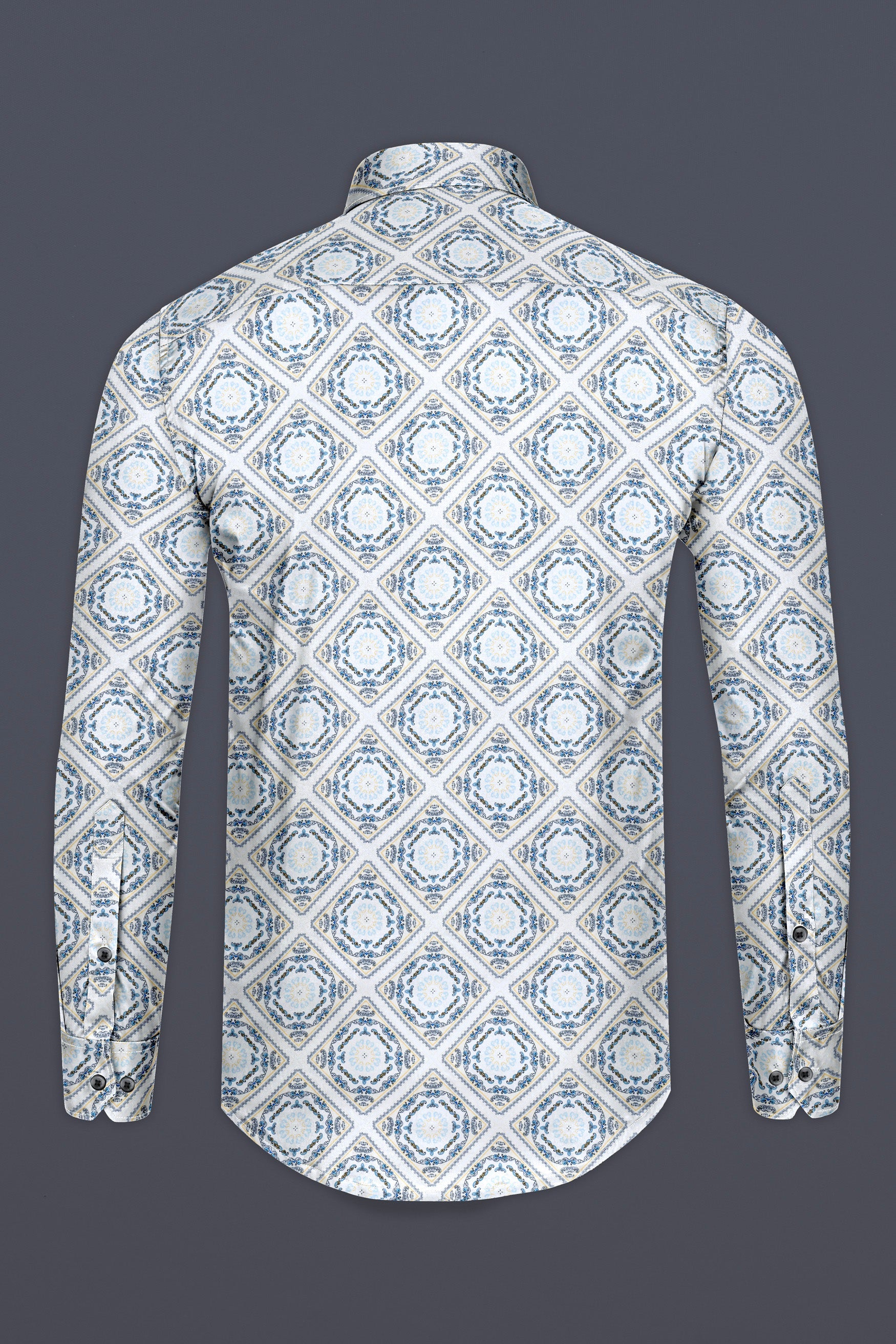 Bright White Geometric Printed Super Soft Premium Cotton Shirt 12537-BLK-38, 12537-BLK-H-38, 12537-BLK-39, 12537-BLK-H-39, 12537-BLK-40, 12537-BLK-H-40, 12537-BLK-42, 12537-BLK-H-42, 12537-BLK-44, 12537-BLK-H-44, 12537-BLK-46, 12537-BLK-H-46, 12537-BLK-48, 12537-BLK-H-48, 12537-BLK-50, 12537-BLK-H-50, 12537-BLK-52, 12537-BLK-H-52