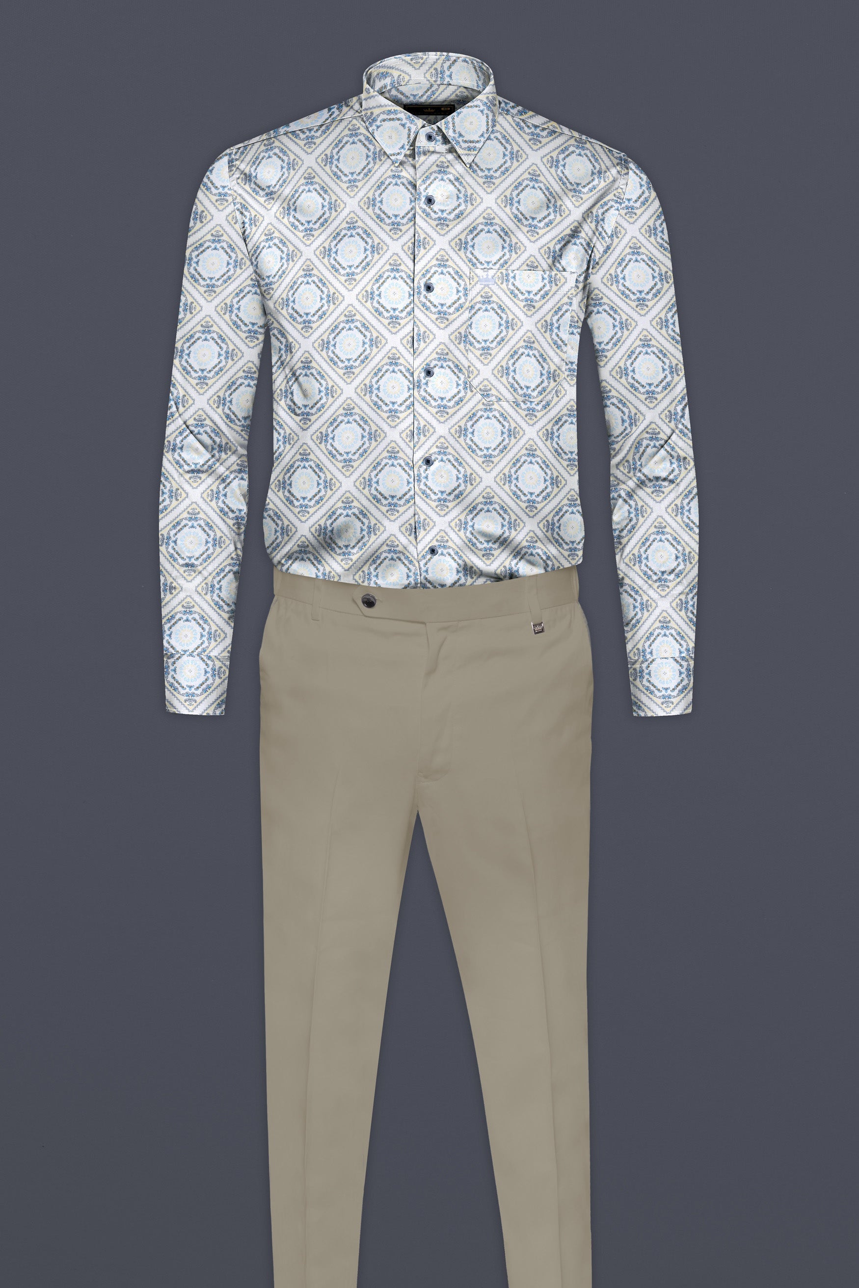 Bright White Geometric Printed Super Soft Premium Cotton Shirt 12537-BLK-38, 12537-BLK-H-38, 12537-BLK-39, 12537-BLK-H-39, 12537-BLK-40, 12537-BLK-H-40, 12537-BLK-42, 12537-BLK-H-42, 12537-BLK-44, 12537-BLK-H-44, 12537-BLK-46, 12537-BLK-H-46, 12537-BLK-48, 12537-BLK-H-48, 12537-BLK-50, 12537-BLK-H-50, 12537-BLK-52, 12537-BLK-H-52