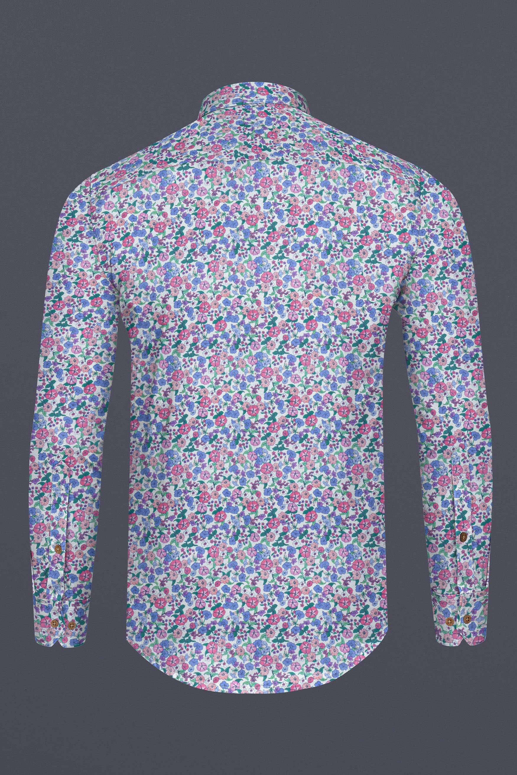 Lilac Multicolored Flower Printed Poplin Giza Cotton Shirt 12538-KS-38, 12538-KS-H-38, 12538-KS-39, 12538-KS-H-39, 12538-KS-40, 12538-KS-H-40, 12538-KS-42, 12538-KS-H-42, 12538-KS-44, 12538-KS-H-44, 12538-KS-46, 12538-KS-H-46, 12538-KS-48, 12538-KS-H-48, 12538-KS-50, 12538-KS-H-50, 12538-KS-52, 12538-KS-H-52