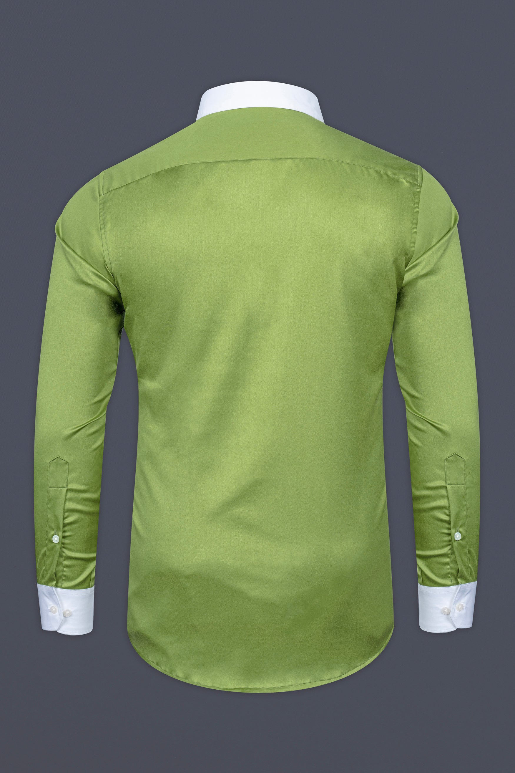 Asparagus Green Subtle Sheen Super Soft Premium Cotton Shirt 12549-WCC-38, 12549-WCC-H-38, 12549-WCC-39, 12549-WCC-H-39, 12549-WCC-40, 12549-WCC-H-40, 12549-WCC-42, 12549-WCC-H-42, 12549-WCC-44, 12549-WCC-H-44, 12549-WCC-46, 12549-WCC-H-46, 12549-WCC-48, 12549-WCC-H-48, 12549-WCC-50, 12549-WCC-H-50, 12549-WCC-52, 12549-WCC-H-52
