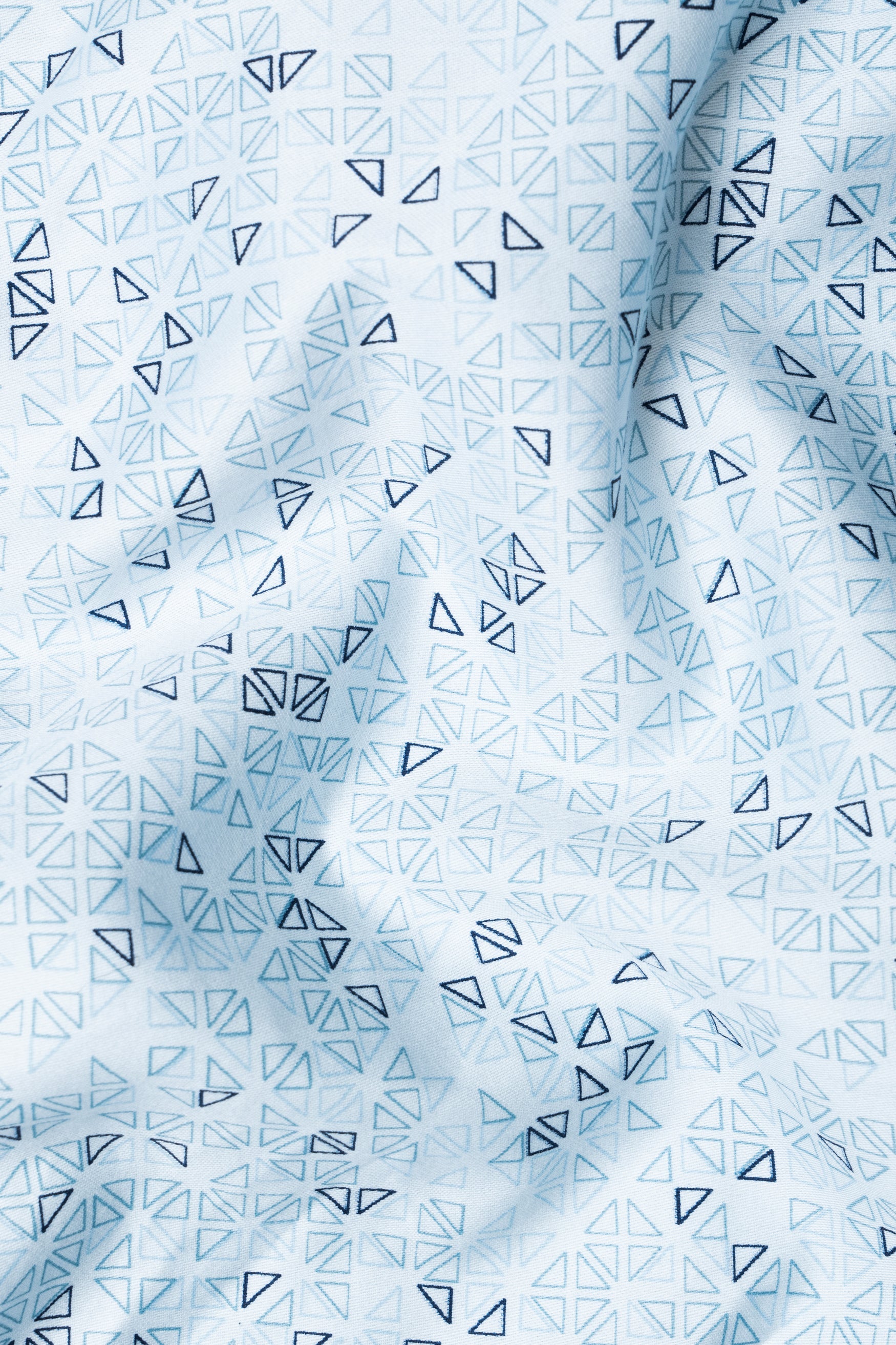 Zinggurat Blue Triangles Printed Super Soft Premium Cotton Shirt 12607-BLK-38, 12607-BLK-H-38, 12607-BLK-39, 12607-BLK-H-39, 12607-BLK-40, 12607-BLK-H-40, 12607-BLK-42, 12607-BLK-H-42, 12607-BLK-44, 12607-BLK-H-44, 12607-BLK-46, 12607-BLK-H-46, 12607-BLK-48, 12607-BLK-H-48, 12607-BLK-50, 12607-BLK-H-50, 12607-BLK-52, 12607-BLK-H-52