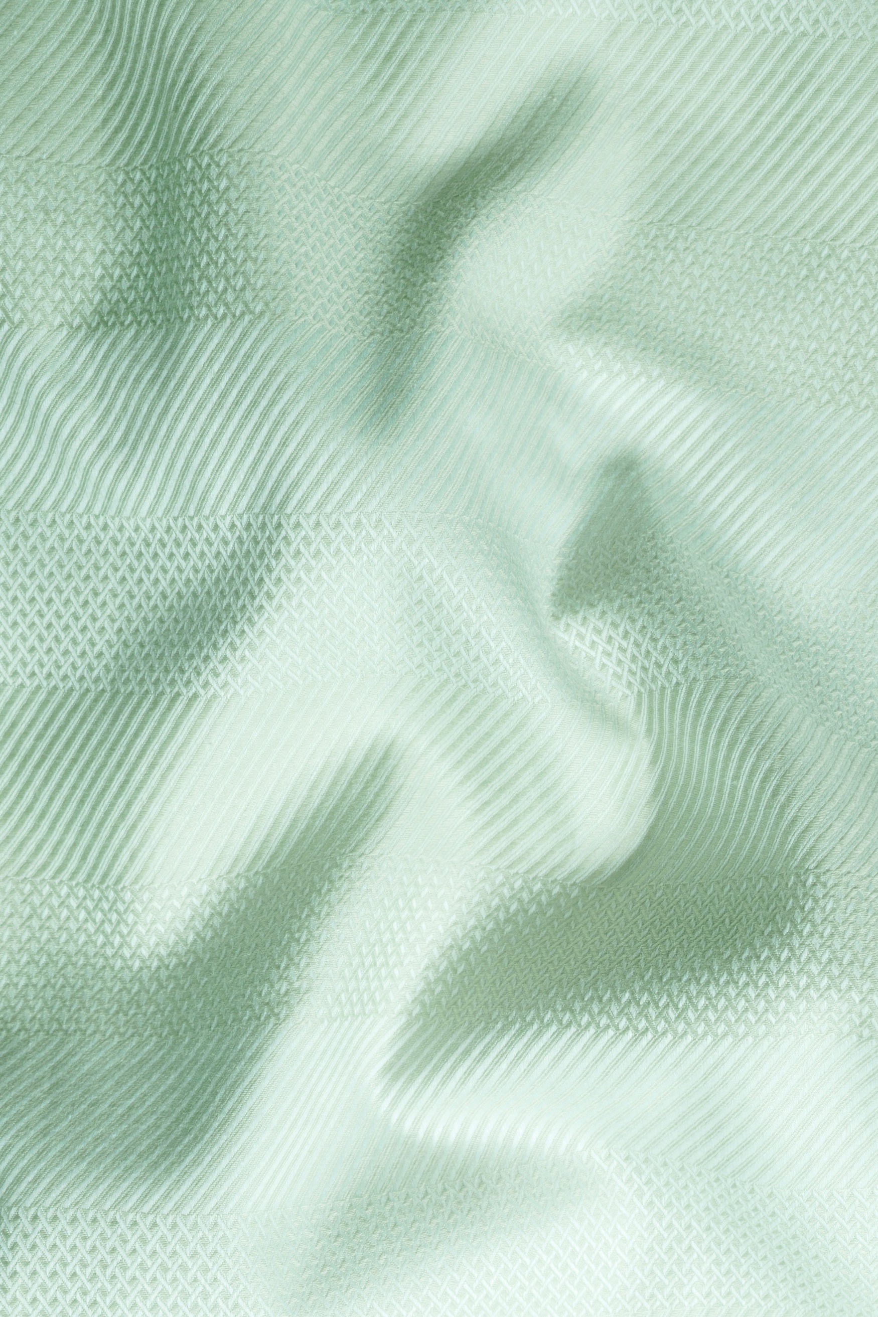 Jagged Ice Green Heavyweight Dobby Textured Premium Giza Cotton Shirt 12609-38, 12609-H-38, 12609-39, 12609-H-39, 12609-40, 12609-H-40, 12609-42, 12609-H-42, 12609-44, 12609-H-44, 12609-46, 12609-H-46, 12609-48, 12609-H-48, 12609-50, 12609-H-50, 12609-52, 12609-H-52