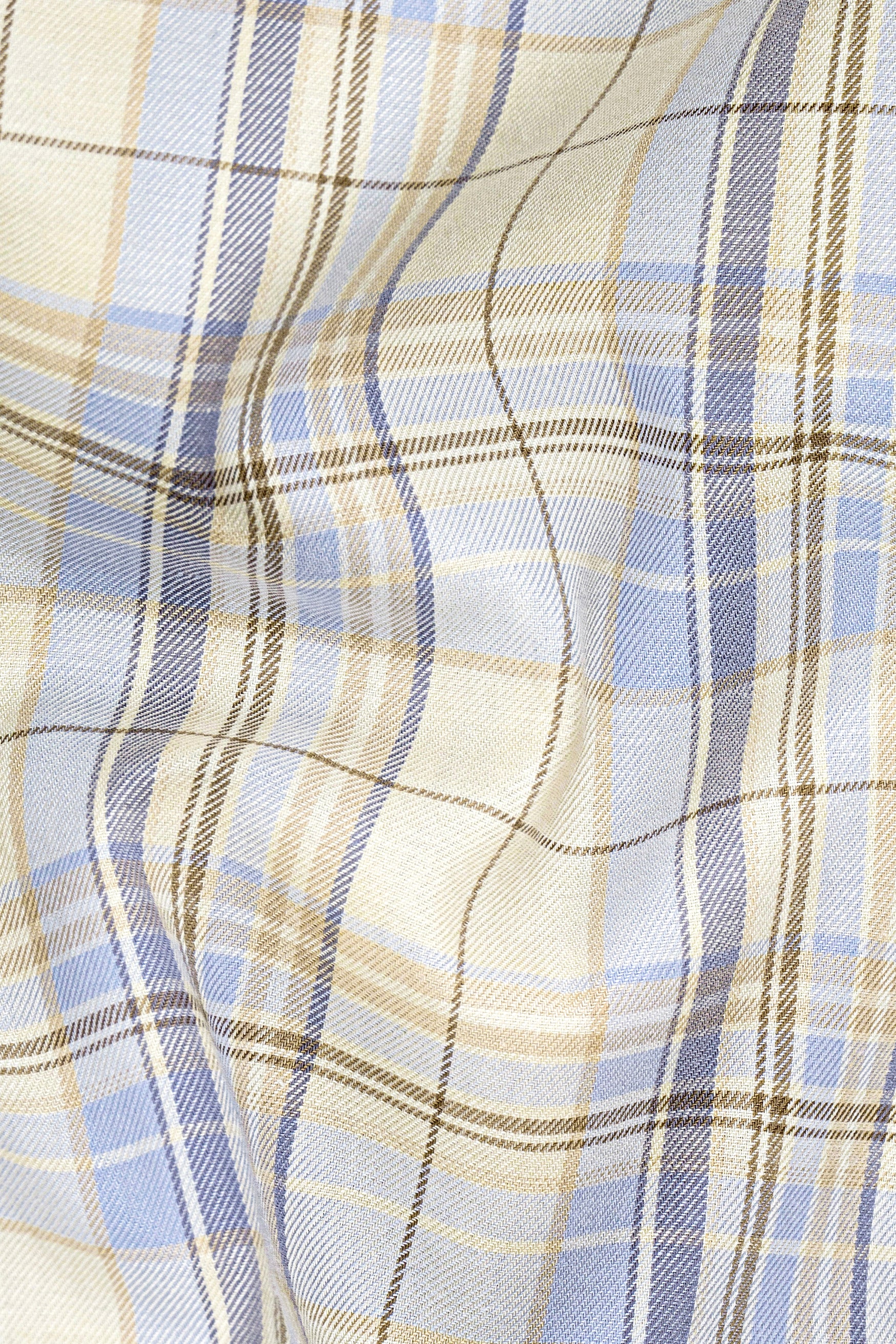 Indian Khaki with Gull Gray and Shadow Brown Plaid Twill Premium Cotton Shirt 12614-M-38, 12614-M-H-38, 12614-M-39, 12614-M-H-39, 12614-M-40, 12614-M-H-40, 12614-M-42, 12614-M-H-42, 12614-M-44, 12614-M-H-44, 12614-M-46, 12614-M-H-46, 12614-M-48, 12614-M-H-48, 12614-M-50, 12614-M-H-50, 12614-M-52, 12614-M-H-52