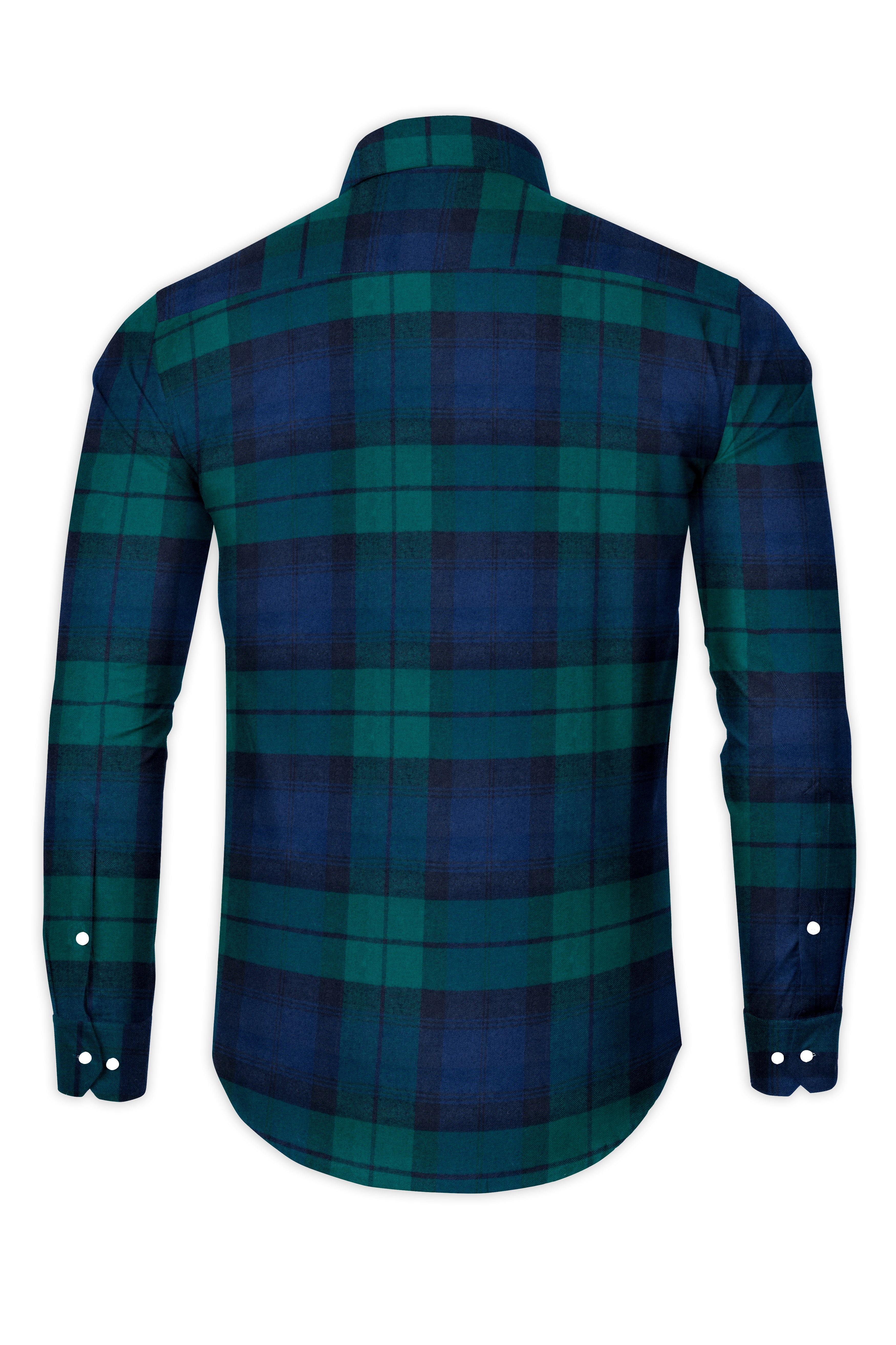 Big Stone Blue with Dark Aqua Plaid Flannel Shirt 12627-38, 12627-H-38, 12627-39, 12627-H-39, 12627-40, 12627-H-40, 12627-42, 12627-H-42, 12627-44, 12627-H-44, 12627-46, 12627-H-46, 12627-48, 12627-H-48, 12627-50, 12627-H-50, 12627-52, 12627-H-52