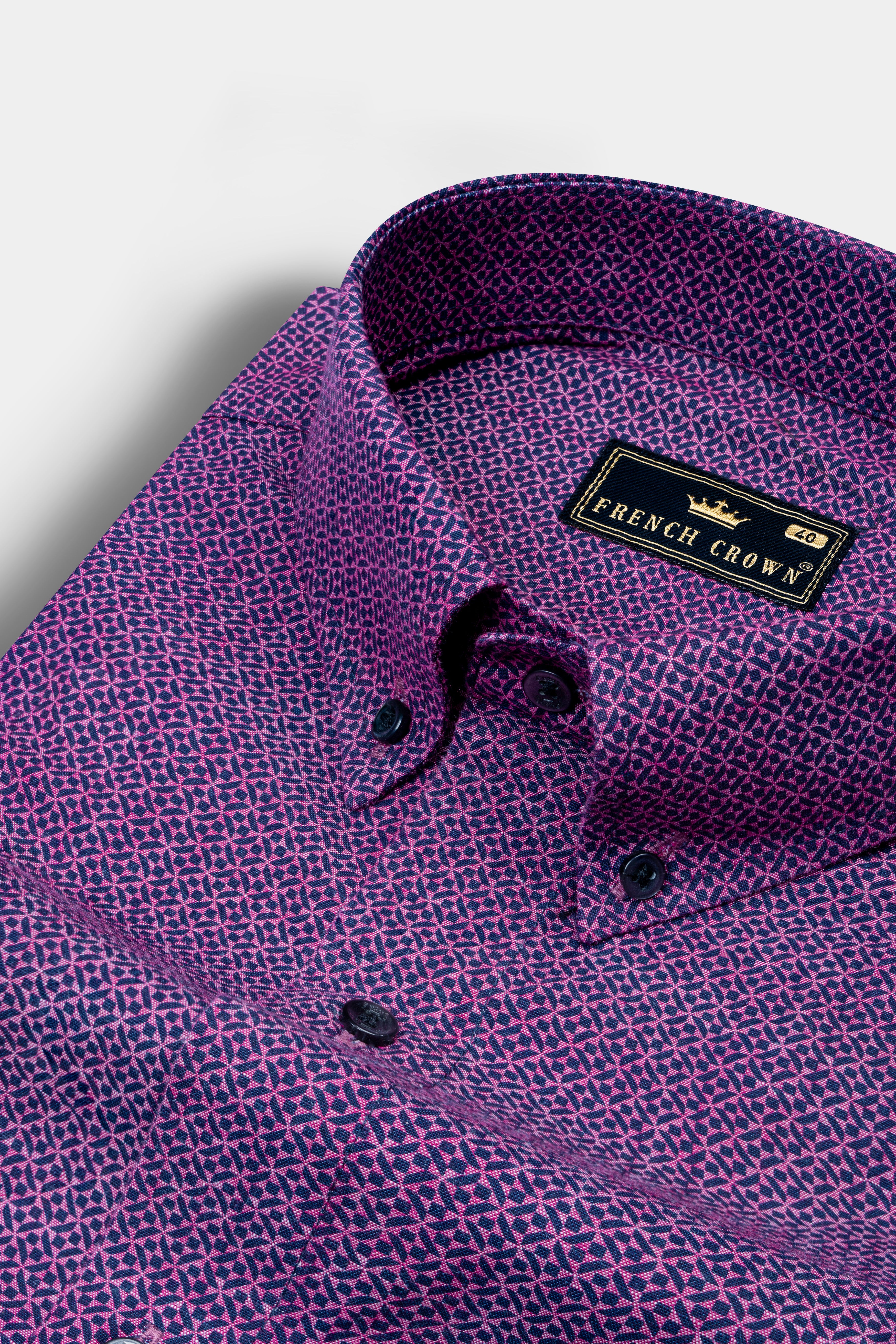 Raspberry Rose Pink with Navy Washed Denim Shirt 12631-BD-BLK-38, 12631-BD-BLK-H-38, 12631-BD-BLK-39, 12631-BD-BLK-H-39, 12631-BD-BLK-40, 12631-BD-BLK-H-40, 12631-BD-BLK-42, 12631-BD-BLK-H-42, 12631-BD-BLK-44, 12631-BD-BLK-H-44, 12631-BD-BLK-46, 12631-BD-BLK-H-46, 12631-BD-BLK-48, 12631-BD-BLK-H-48, 12631-BD-BLK-50, 12631-BD-BLK-H-50, 12631-BD-BLK-52, 12631-BD-BLK-H-52
