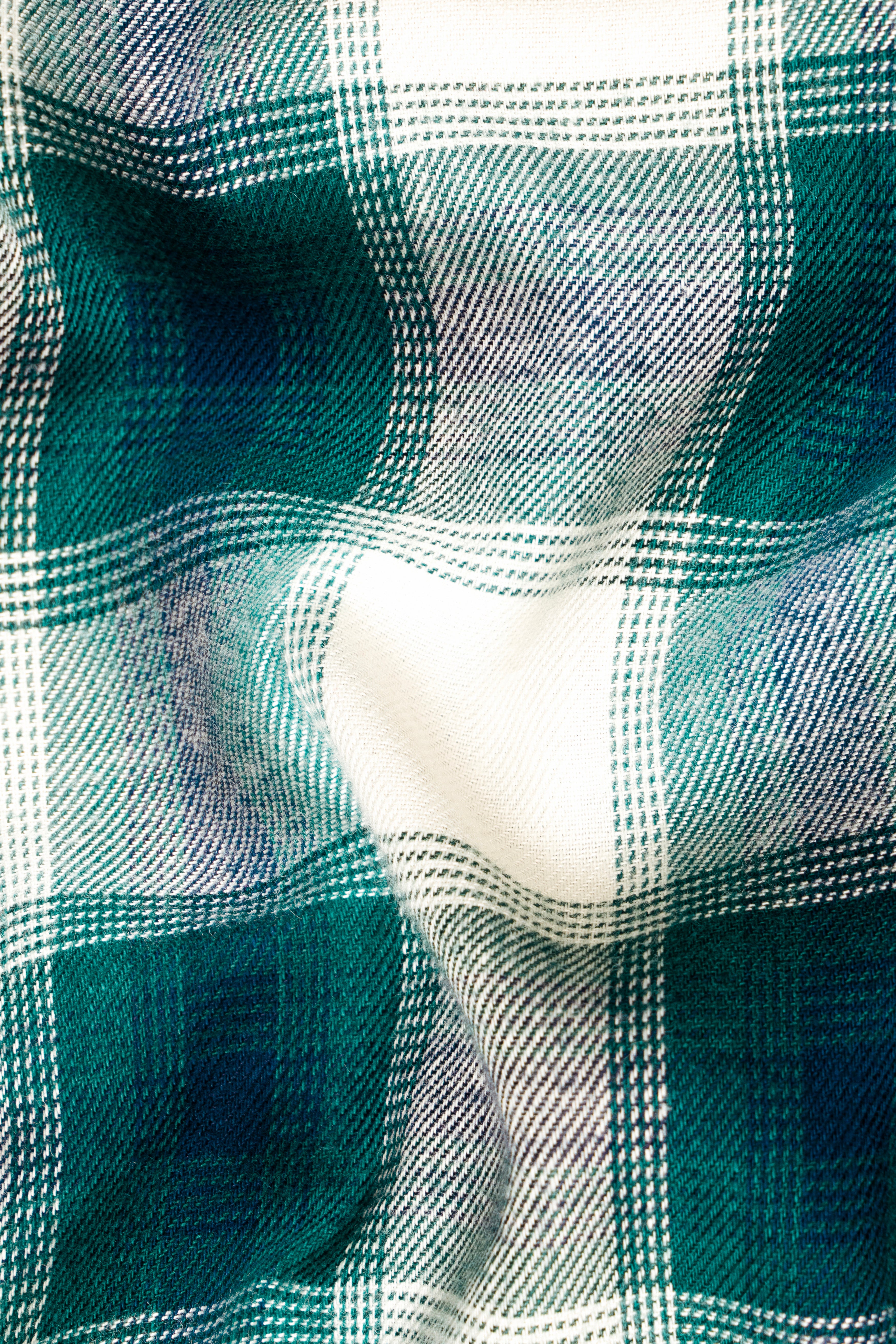 Deep Sea Green with Vista White Plaid Flannel Shirt 12634-BD-38, 12634-BD-H-38, 12634-BD-39, 12634-BD-H-39, 12634-BD-40, 12634-BD-H-40, 12634-BD-42, 12634-BD-H-42, 12634-BD-44, 12634-BD-H-44, 12634-BD-46, 12634-BD-H-46, 12634-BD-48, 12634-BD-H-48, 12634-BD-50, 12634-BD-H-50, 12634-BD-52, 12634-BD-H-52