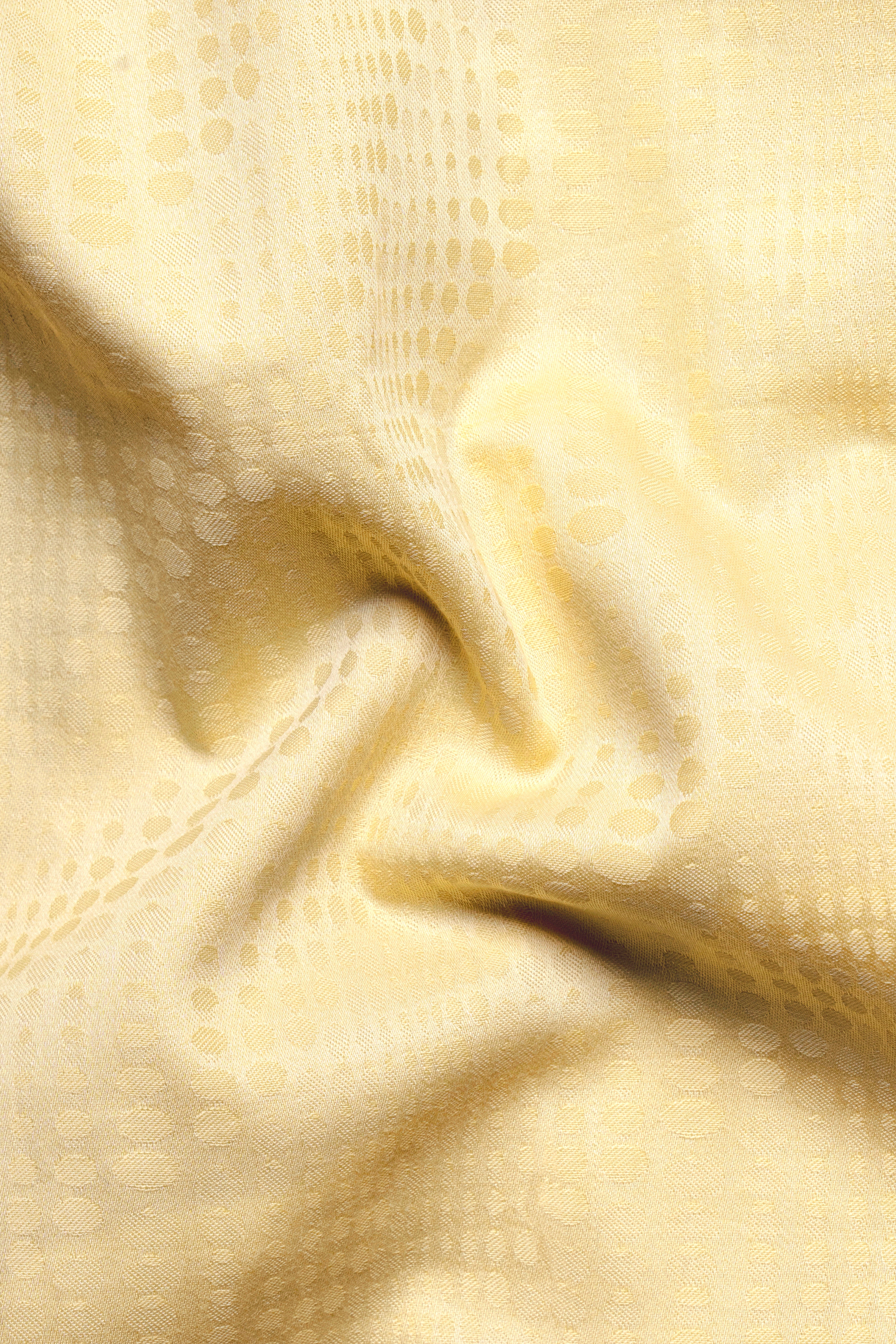 Brandy Yellow Jacquard Textured Premium Giza Cotton Shirt 12636-M-38, 12636-M-H-38, 12636-M-39, 12636-M-H-39, 12636-M-40, 12636-M-H-40, 12636-M-42, 12636-M-H-42, 12636-M-44, 12636-M-H-44, 12636-M-46, 12636-M-H-46, 12636-M-48, 12636-M-H-48, 12636-M-50, 12636-M-H-50, 12636-M-52, 12636-M-H-52