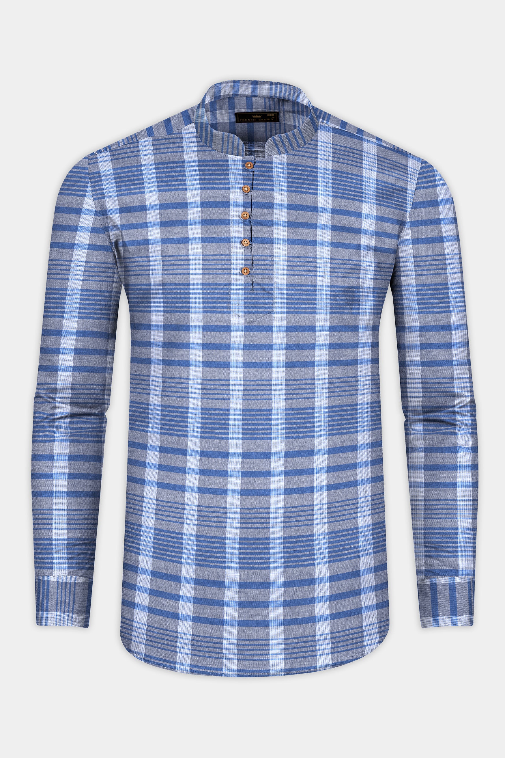 Tufts Blue and Cadet blue Plaid Chambray Textured Premium Cotton Shirt 12644-KS-38, 12644-KS-H-38, 12644-KS-39, 12644-KS-H-39, 12644-KS-40, 12644-KS-H-40, 12644-KS-42, 12644-KS-H-42, 12644-KS-44, 12644-KS-H-44, 12644-KS-46, 12644-KS-H-46, 12644-KS-48, 12644-KS-H-48, 12644-KS-50, 12644-KS-H-50, 12644-KS-52, 12644-KS-H-52