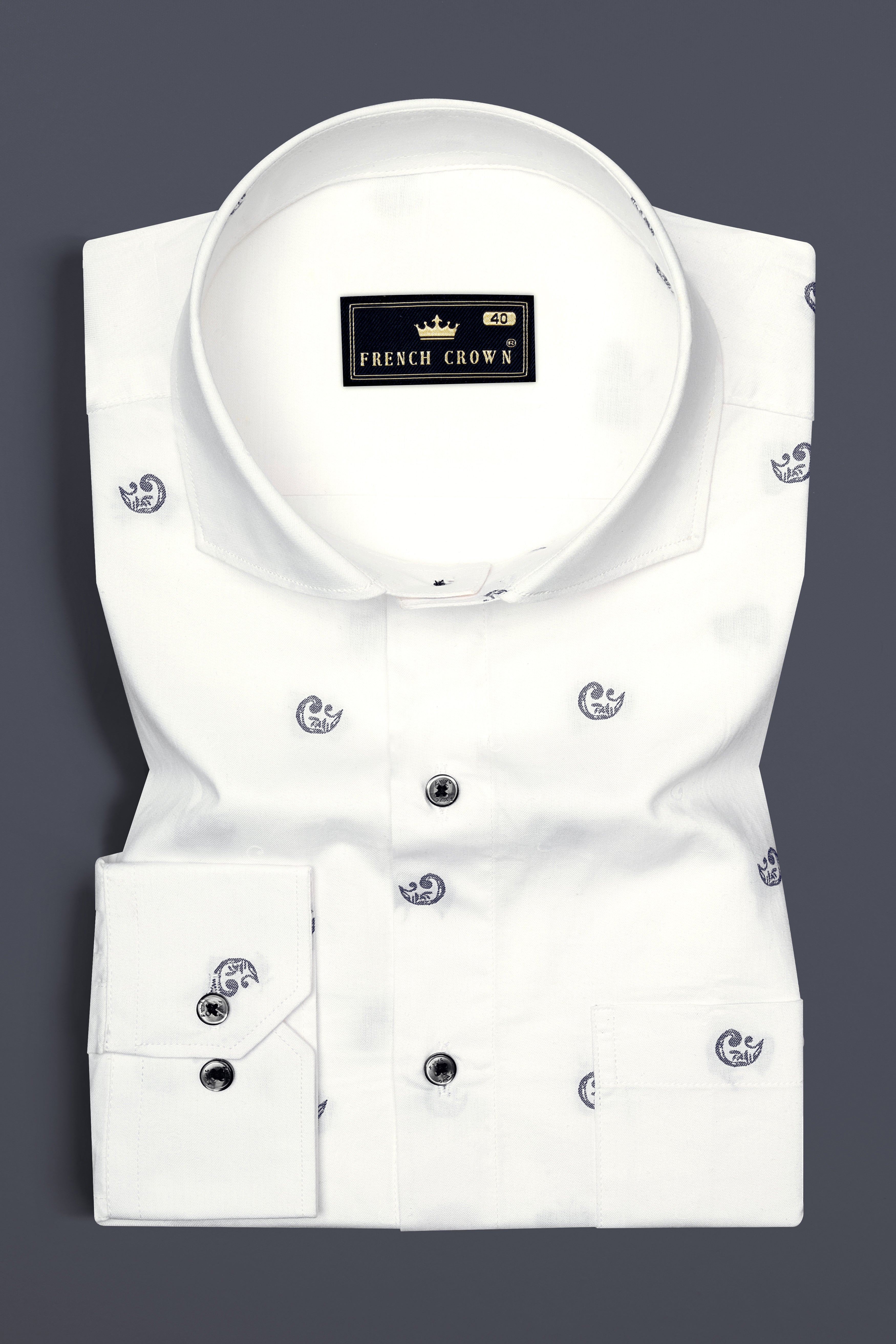 Bright White Jacquard Butta Textured Premium Giza Cotton Shirt 12652-CA-BLK-38, 12652-CA-BLK-H-38, 12652-CA-BLK-39, 12652-CA-BLK-H-39, 12652-CA-BLK-40, 12652-CA-BLK-H-40, 12652-CA-BLK-42, 12652-CA-BLK-H-42, 12652-CA-BLK-44, 12652-CA-BLK-H-44, 12652-CA-BLK-46, 12652-CA-BLK-H-46, 12652-CA-BLK-48, 12652-CA-BLK-H-48, 12652-CA-BLK-50, 12652-CA-BLK-H-50, 12652-CA-BLK-52, 12652-CA-BLK-H-52