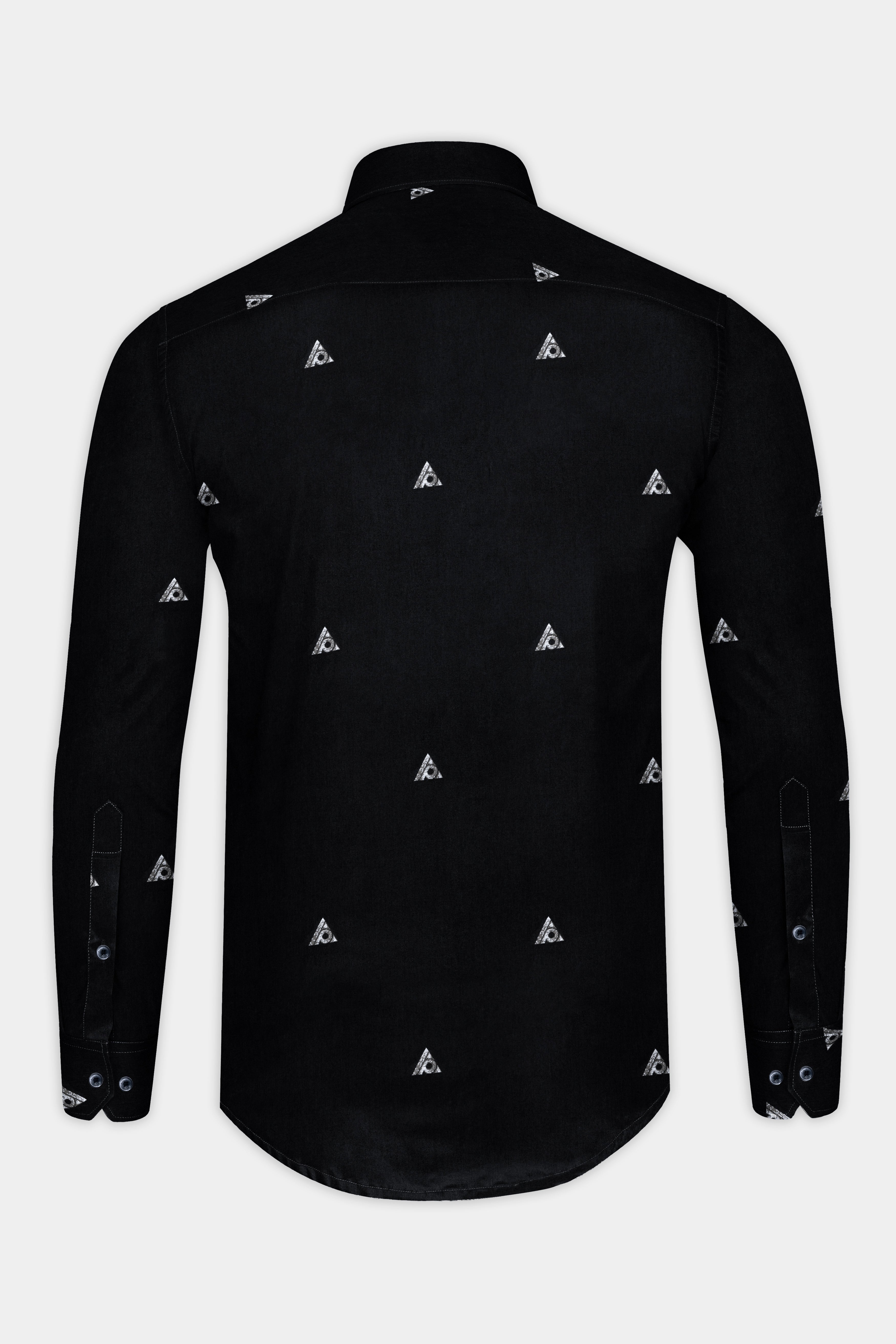 Jade Black Triangle Butta Printed Jacquard Textured Shirt 12656-CA-BLK-38, 12656-CA-BLK-H-38, 12656-CA-BLK-39, 12656-CA-BLK-H-39, 12656-CA-BLK-40, 12656-CA-BLK-H-40, 12656-CA-BLK-42, 12656-CA-BLK-H-42, 12656-CA-BLK-44, 12656-CA-BLK-H-44, 12656-CA-BLK-46, 12656-CA-BLK-H-46, 12656-CA-BLK-48, 12656-CA-BLK-H-48, 12656-CA-BLK-50, 12656-CA-BLK-H-50, 12656-CA-BLK-52, 12656-CA-BLK-H-52