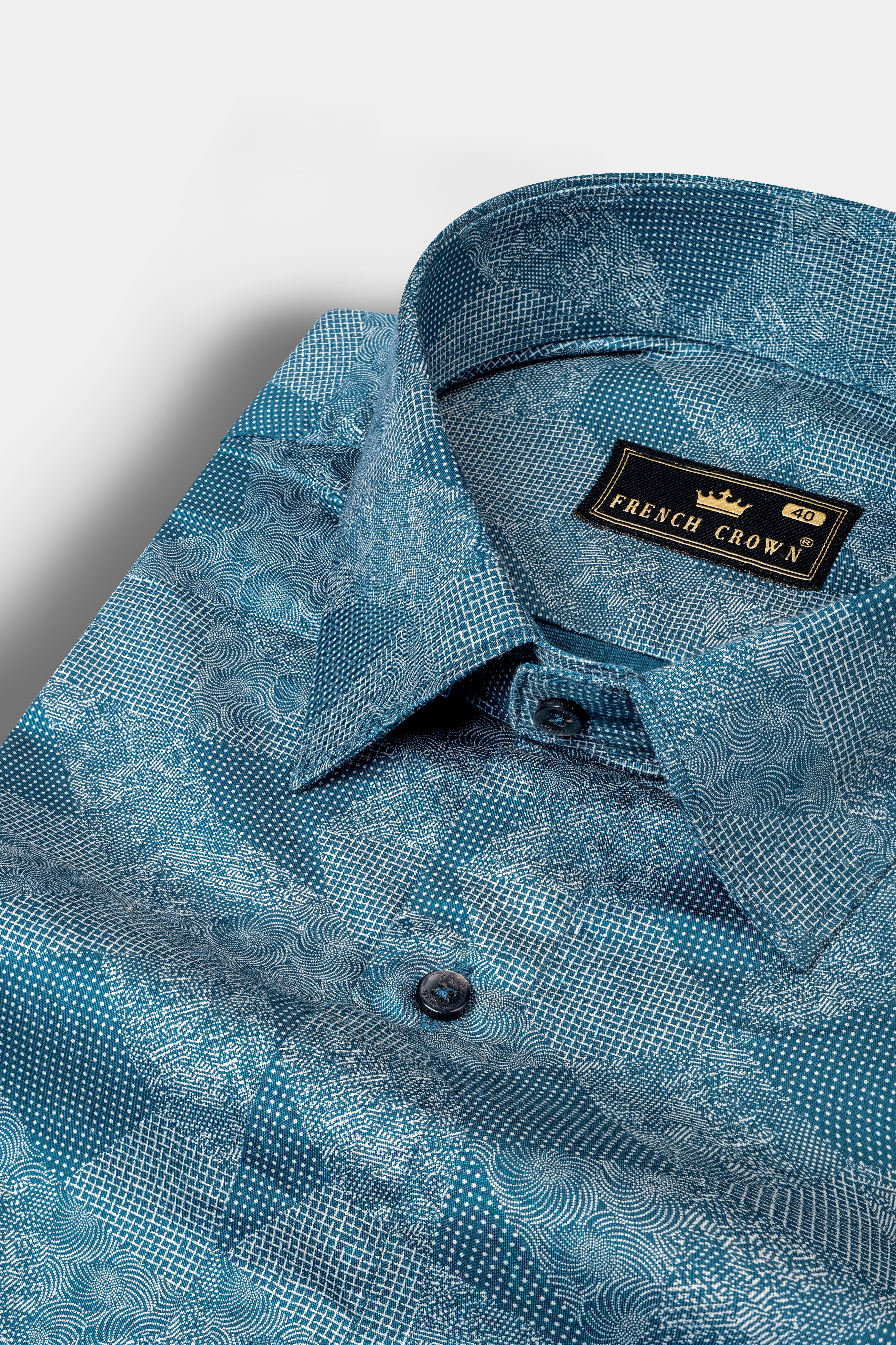 Astronaut Blue Printed Super Soft Premium Cotton Shirt 12657-BLK-38, 12657-BLK-H-38, 12657-BLK-39, 12657-BLK-H-39, 12657-BLK-40, 12657-BLK-H-40, 12657-BLK-42, 12657-BLK-H-42, 12657-BLK-44, 12657-BLK-H-44, 12657-BLK-46, 12657-BLK-H-46, 12657-BLK-48, 12657-BLK-H-48, 12657-BLK-50, 12657-BLK-H-50, 12657-BLK-52, 12657-BLK-H-52