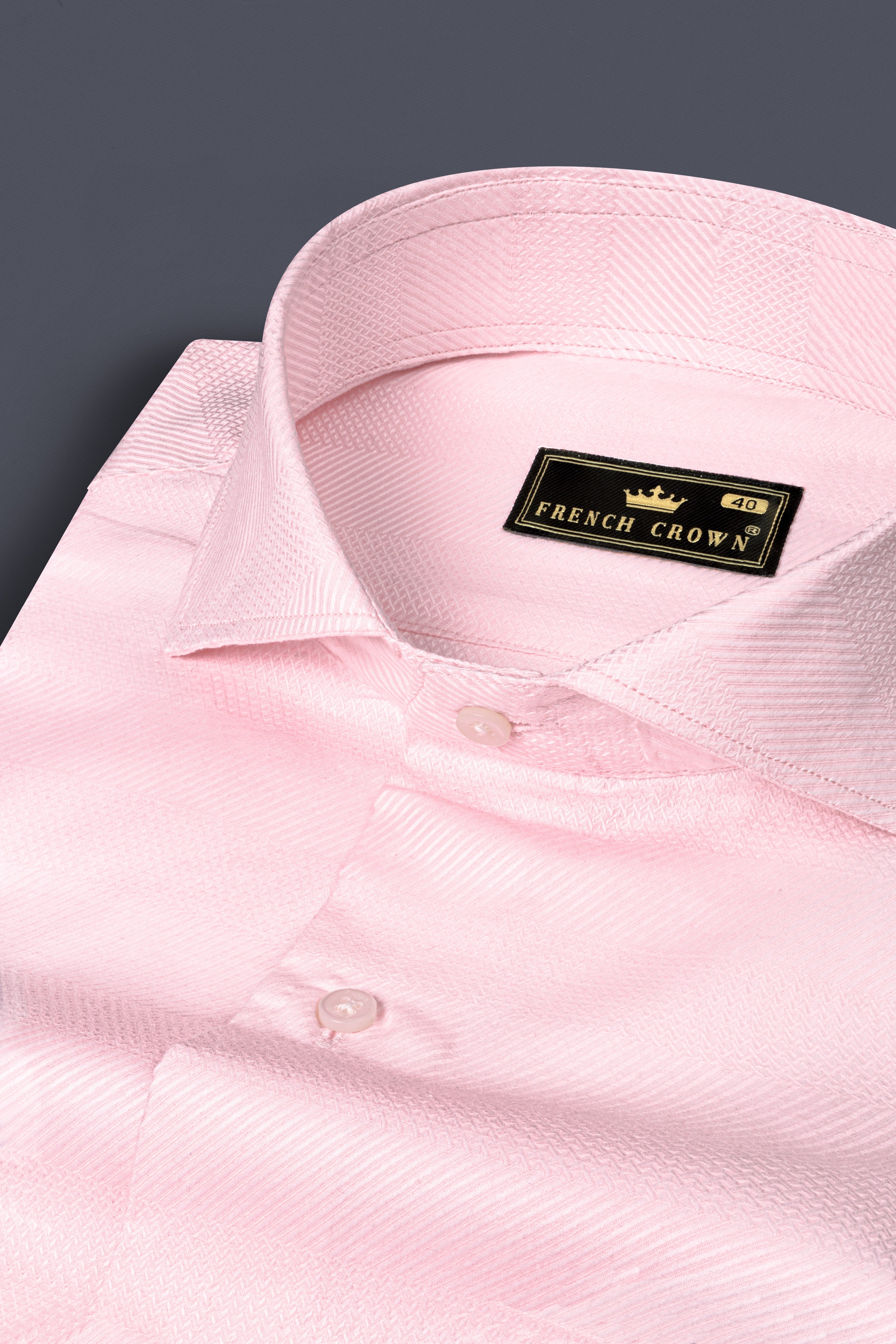 Carousel Pink Dobby Textured Premium Cotton Shirt 12659-CA-38, 12659-CA-H-38, 12659-CA-39, 12659-CA-H-39, 12659-CA-40, 12659-CA-H-40, 12659-CA-42, 12659-CA-H-42, 12659-CA-44, 12659-CA-H-44, 12659-CA-46, 12659-CA-H-46, 12659-CA-48, 12659-CA-H-48, 12659-CA-50, 12659-CA-H-50, 12659-CA-52, 12659-CA-H-52