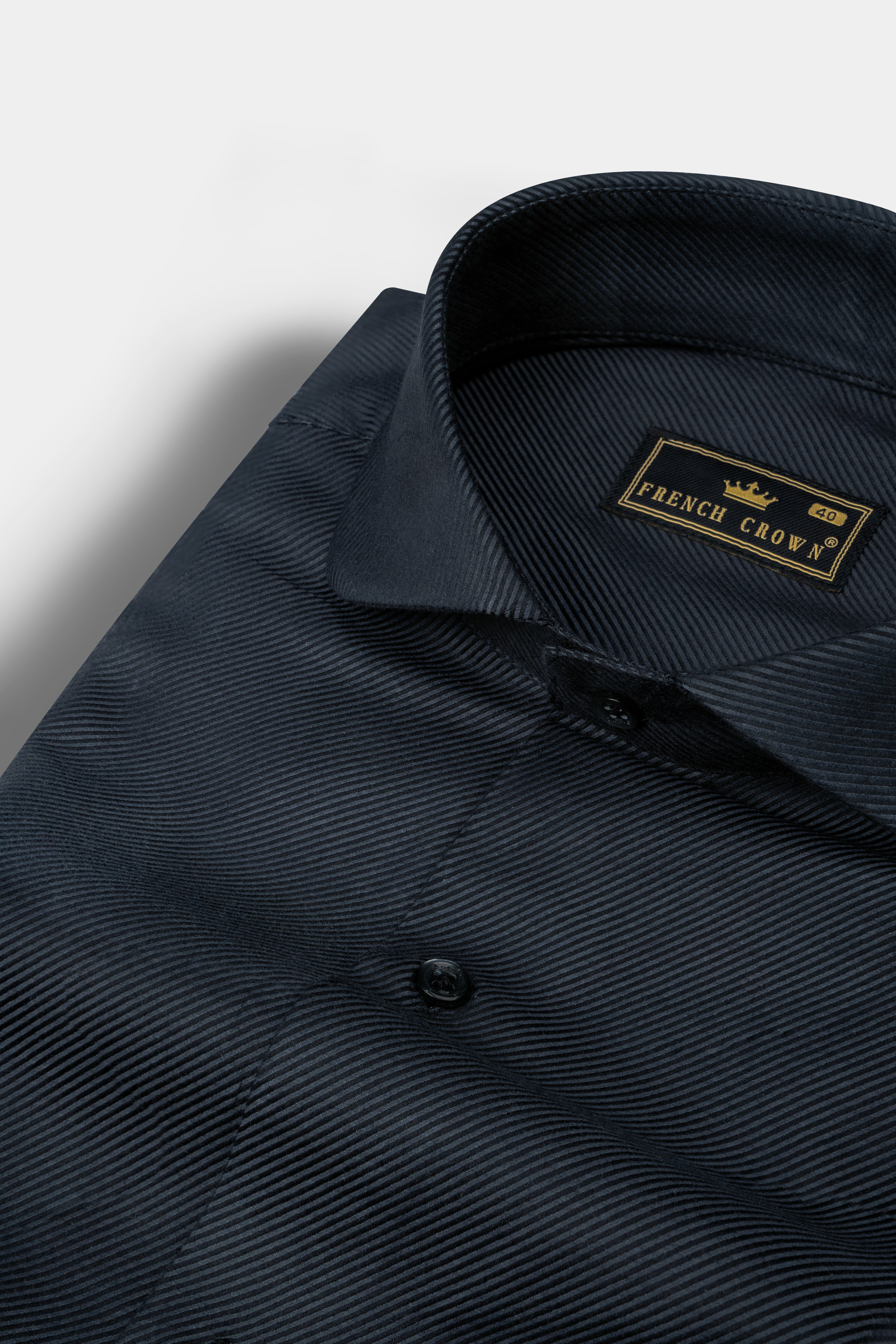 Charade Blue Micro Pin Striped Twill Cotton Shirt 12672-CA-BLK-38, 12672-CA-BLK-H-38, 12672-CA-BLK-39, 12672-CA-BLK-H-39, 12672-CA-BLK-40, 12672-CA-BLK-H-40, 12672-CA-BLK-42, 12672-CA-BLK-H-42, 12672-CA-BLK-44, 12672-CA-BLK-H-44, 12672-CA-BLK-46, 12672-CA-BLK-H-46, 12672-CA-BLK-48, 12672-CA-BLK-H-48, 12672-CA-BLK-50, 12672-CA-BLK-H-50, 12672-CA-BLK-52, 12672-CA-BLK-H-52