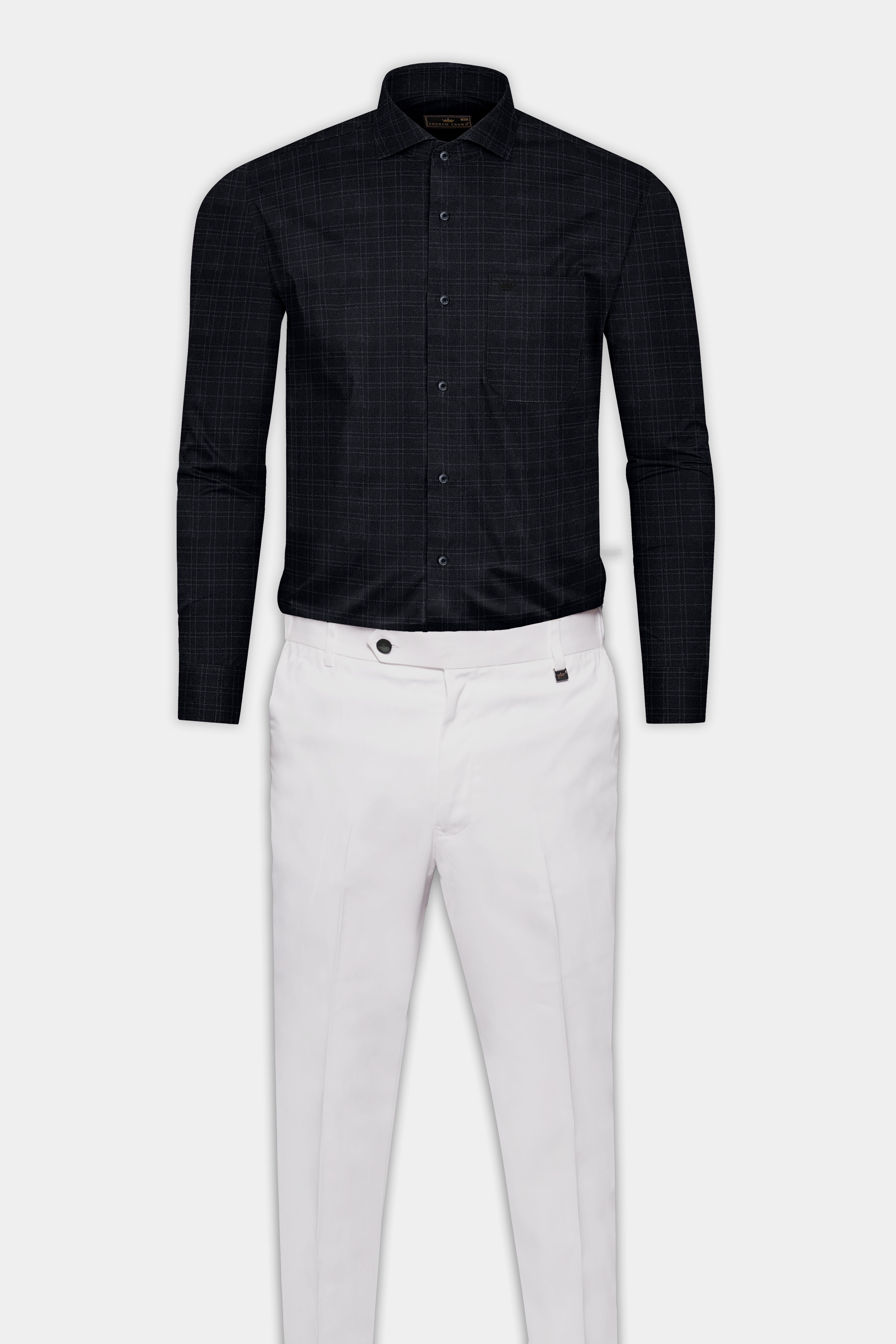Jade Black plaid Seersucker Giza Cotton Shirt 12673-CA-BLK-38, 12673-CA-BLK-H-38, 12673-CA-BLK-39, 12673-CA-BLK-H-39, 12673-CA-BLK-40, 12673-CA-BLK-H-40, 12673-CA-BLK-42, 12673-CA-BLK-H-42, 12673-CA-BLK-44, 12673-CA-BLK-H-44, 12673-CA-BLK-46, 12673-CA-BLK-H-46, 12673-CA-BLK-48, 12673-CA-BLK-H-48, 12673-CA-BLK-50, 12673-CA-BLK-H-50, 12673-CA-BLK-52, 12673-CA-BLK-H-52