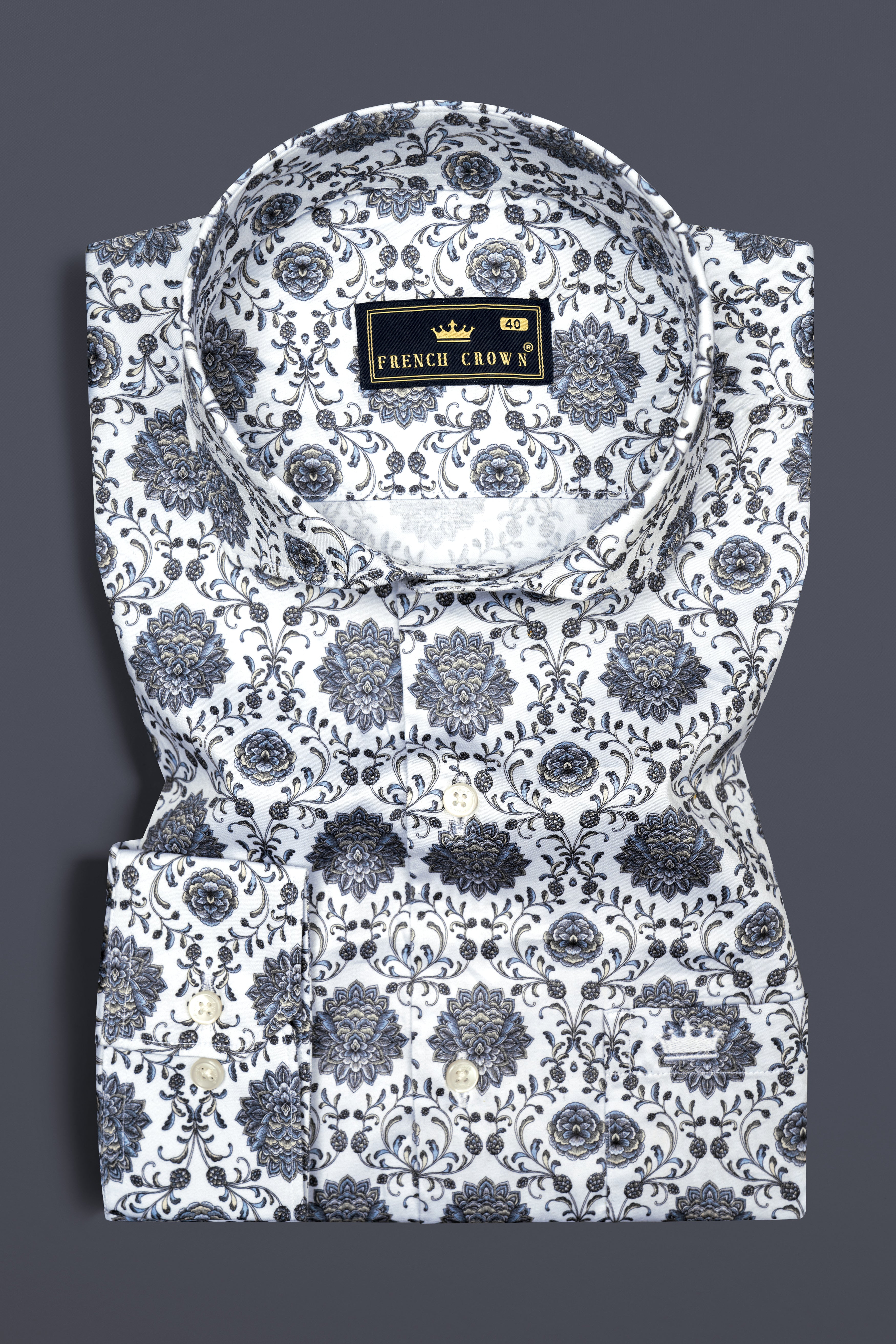 Bright White and Black Ethnic Printed Super Soft Premium Cotton Shirt 12675-CA-38, 12675-CA-H-38, 12675-CA-39, 12675-CA-H-39, 12675-CA-40, 12675-CA-H-40, 12675-CA-42, 12675-CA-H-42, 12675-CA-44, 12675-CA-H-44, 12675-CA-46, 12675-CA-H-46, 12675-CA-48, 12675-CA-H-48, 12675-CA-50, 12675-CA-H-50, 12675-CA-52, 12675-CA-H-52