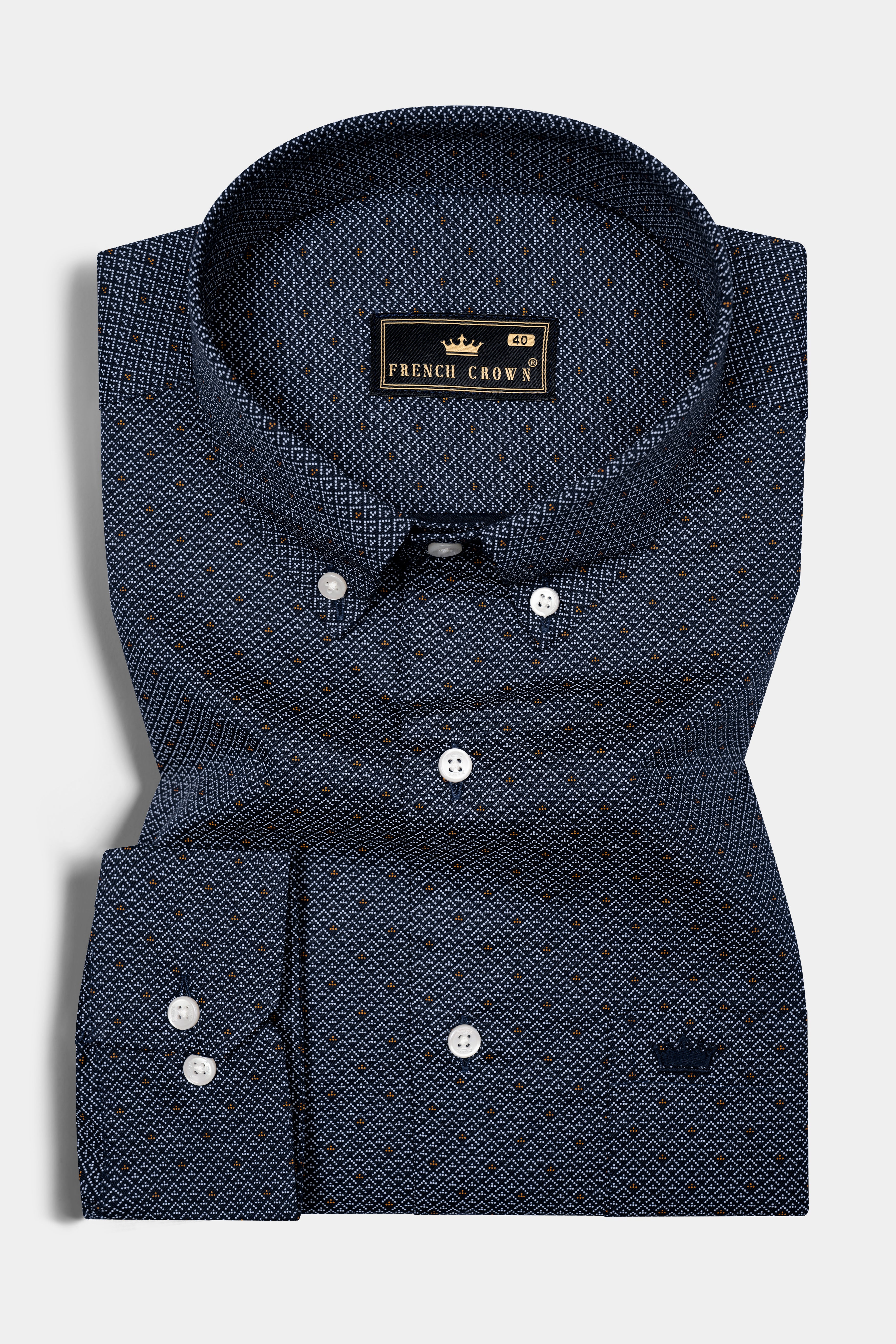 Mirage Blue Textured Twill Cotton Shirt 12686-BD-38, 12686-BD-H-38, 12686-BD-39, 12686-BD-H-39, 12686-BD-40, 12686-BD-H-40, 12686-BD-42, 12686-BD-H-42, 12686-BD-44, 12686-BD-H-44, 12686-BD-46, 12686-BD-H-46, 12686-BD-48, 12686-BD-H-48, 12686-BD-50, 12686-BD-H-50, 12686-BD-52, 12686-BD-H-52
