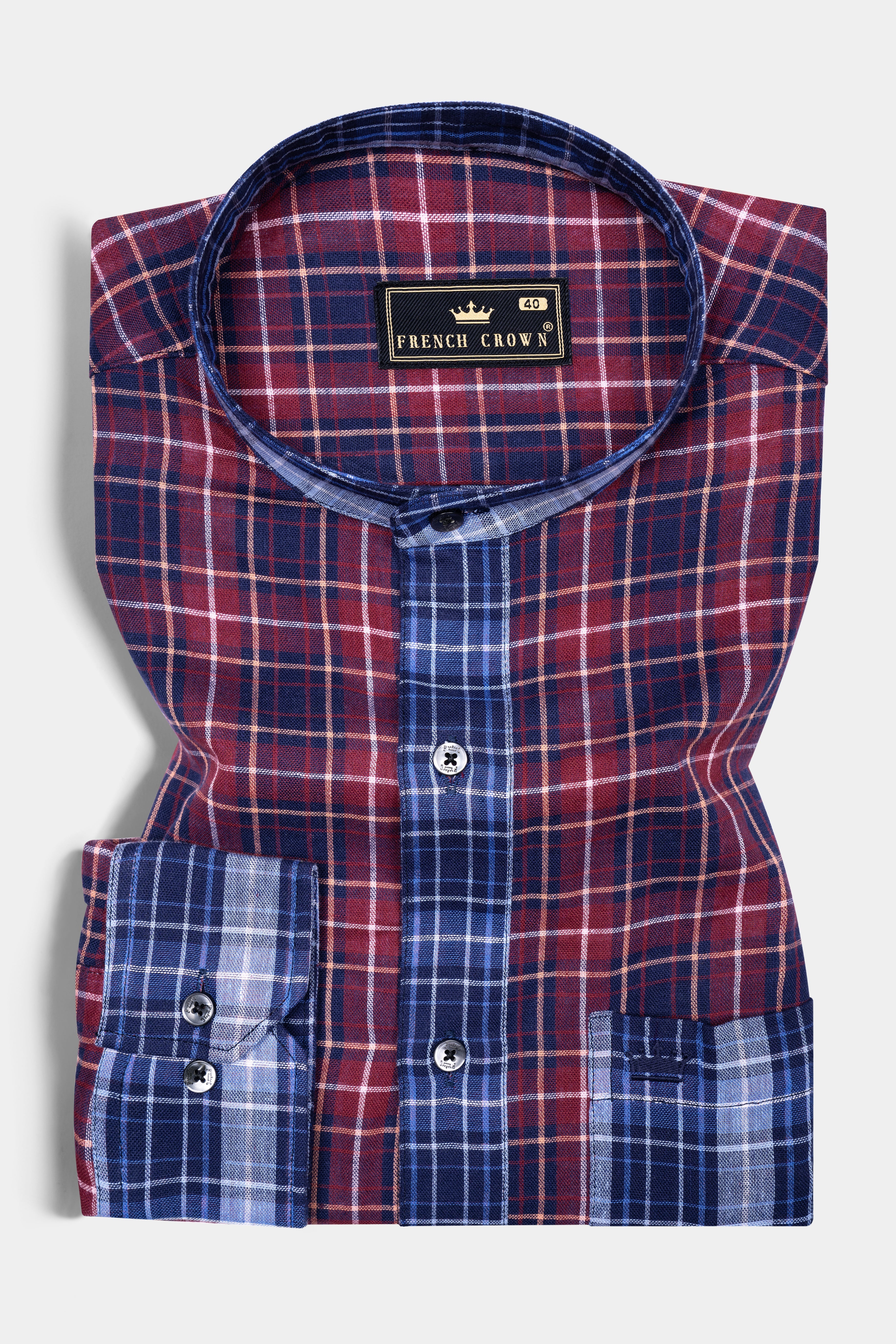 Merlot Red Plaid Poplin Giza Cotton Designer Shirt 12701-M-BLK-P623-38, 12701-M-BLK-P623-H-38, 12701-M-BLK-P623-39, 12701-M-BLK-P623-H-39, 12701-M-BLK-P623-40, 12701-M-BLK-P623-H-40, 12701-M-BLK-P623-42, 12701-M-BLK-P623-H-42, 12701-M-BLK-P623-44, 12701-M-BLK-P623-H-44, 12701-M-BLK-P623-46, 12701-M-BLK-P623-H-46, 12701-M-BLK-P623-48, 12701-M-BLK-P623-H-48, 12701-M-BLK-P623-50, 12701-M-BLK-P623-H-50, 12701-M-BLK-P623-52, 12701-M-BLK-P623-H-52