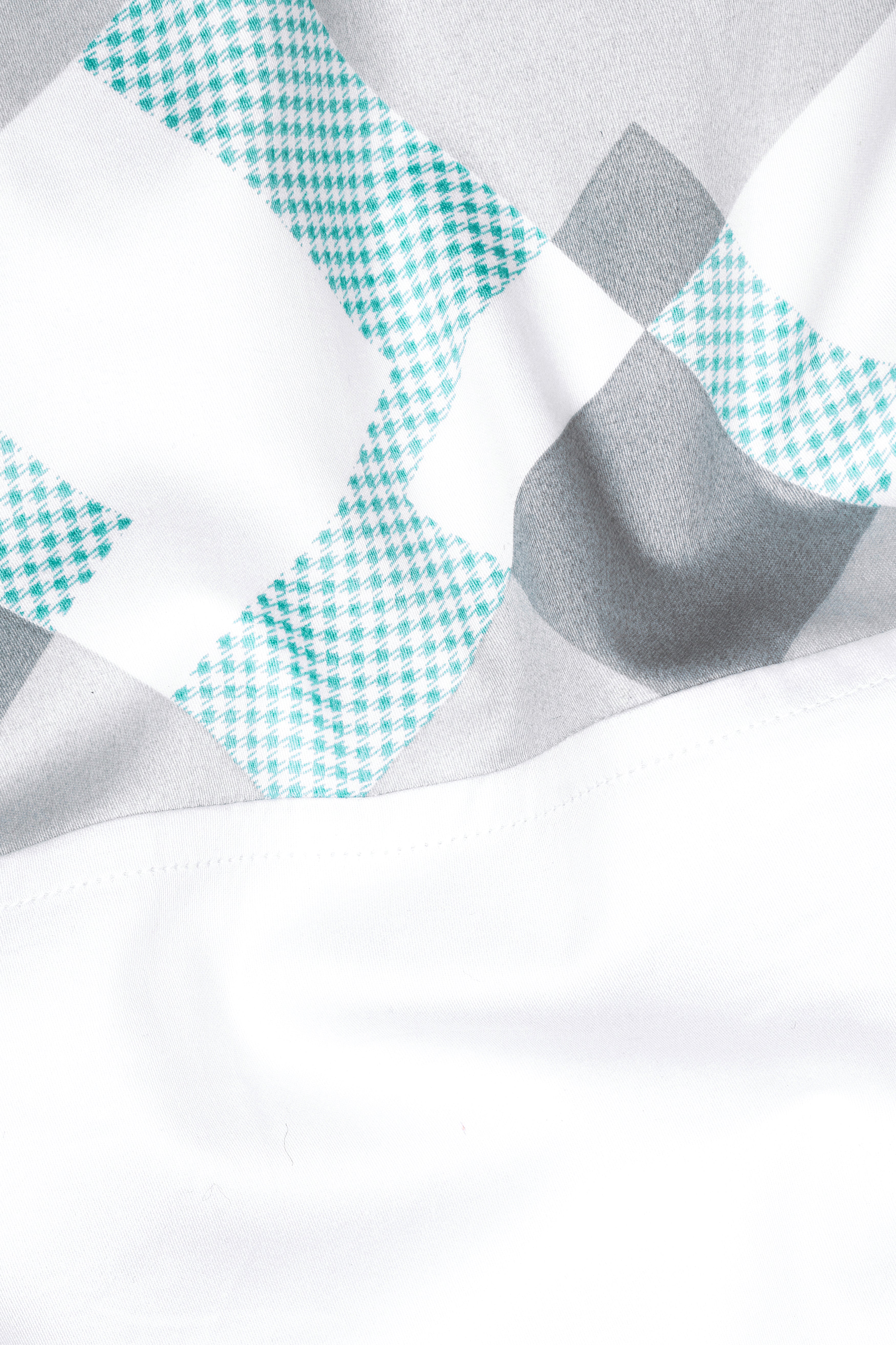 Bright White diamond shapes checkered pattern Subtle Sheen Super Soft Premium Cotton Designer Shirt 12713-P520-38, 12713-P520-H-38, 12713-P520-39, 12713-P520-39, 12713-P520-40, 12713-P520-40, 12713-P520-42, 12713-P520-42, 12713-P520-44, 12713-P520-44, 12713-P520-46, 12713-P520-46, 12713-P520-48, 12713-P520-48, 12713-P520-50, 12713-P520-50, 12713-P520-52, 12713-P520-52