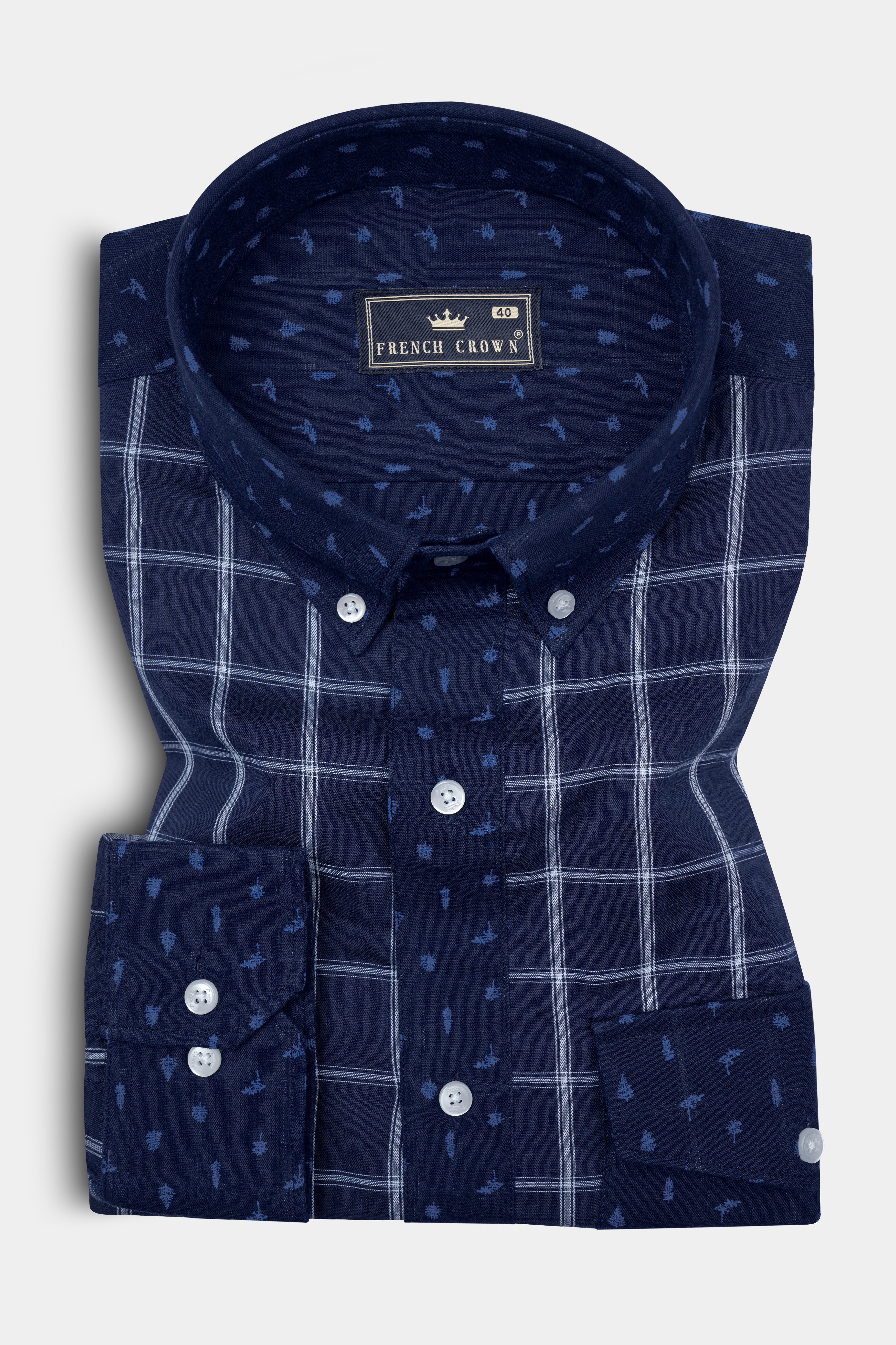 Mirage Blue checkered pattern Chambray Designer Shirt 12715-BD-P622-38, 12715-BD-P622-H-38, 12715-BD-P622-39, 12715-BD-P622-39, 12715-BD-P622-40, 12715-BD-P622-40, 12715-BD-P622-42, 12715-BD-P622-42, 12715-BD-P622-44, 12715-BD-P622-44, 12715-BD-P622-46, 12715-BD-P622-46, 12715-BD-P622-48, 12715-BD-P622-48, 12715-BD-P622-50, 12715-BD-P622-50, 12715-BD-P622-52, 12715-BD-P622-52
