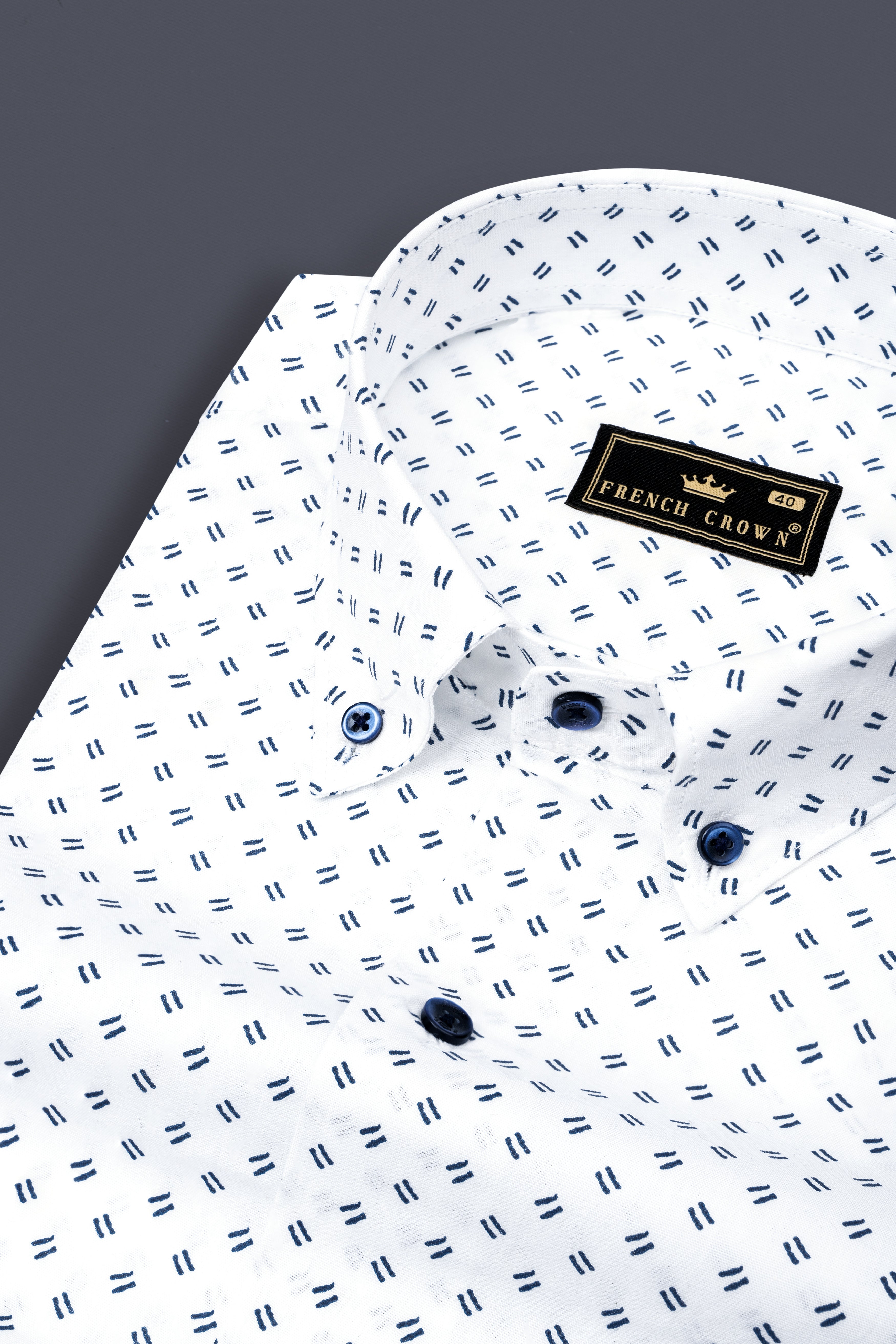 Bright White and Zodiac Blue Print Super Soft Premium Cotton Shirt 12719-BD-BLE-38, 12719-BD-BLE-H-38, 12719-BD-BLE-39, 12719-BD-BLE-39, 12719-BD-BLE-40, 12719-BD-BLE-40, 12719-BD-BLE-42, 12719-BD-BLE-42, 12719-BD-BLE-44, 12719-BD-BLE-44, 12719-BD-BLE-46, 12719-BD-BLE-46, 12719-BD-BLE-48, 12719-BD-BLE-48, 12719-BD-BLE-50, 12719-BD-BLE-50, 12719-BD-BLE-52, 12719-BD-BLE-52
